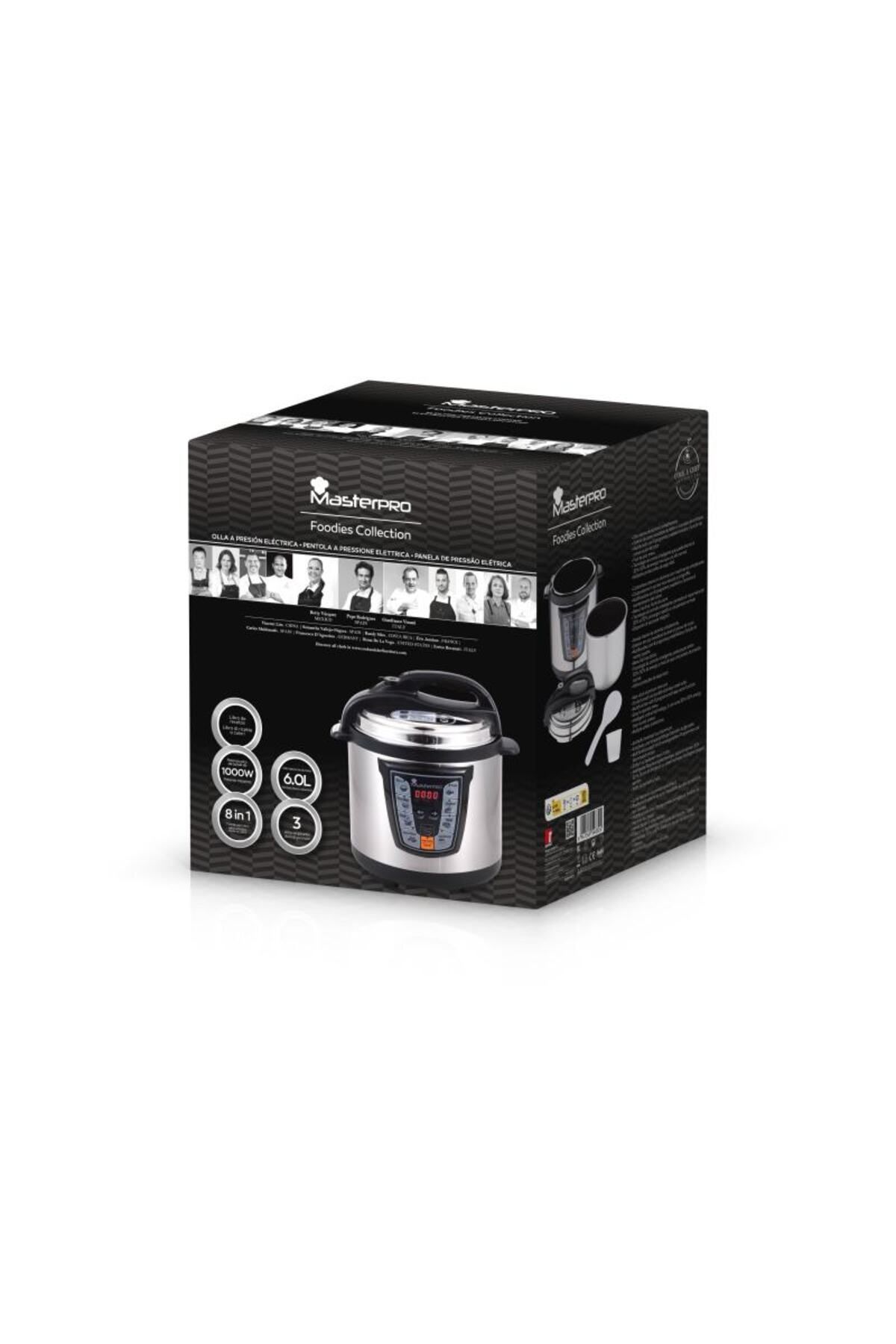 MasterPro-FOODIES electric pressure cooker 6 liters 1000W 3