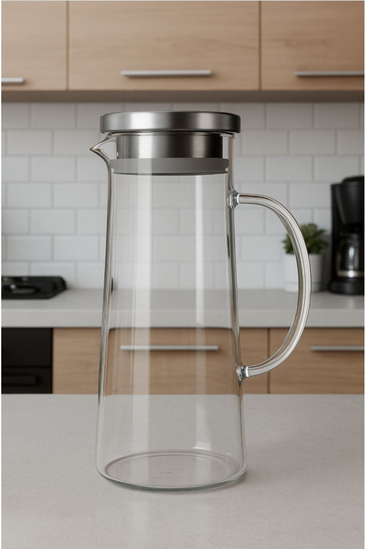 AYGÖREN HOME Borosilikat Cam Sürahi 1.5 Litre