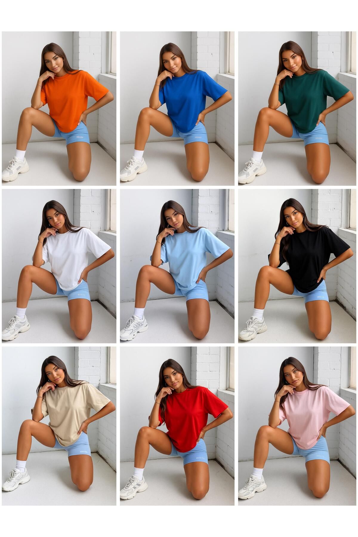 BENROMA 9 RENK UNİSEX TİŞÖRT