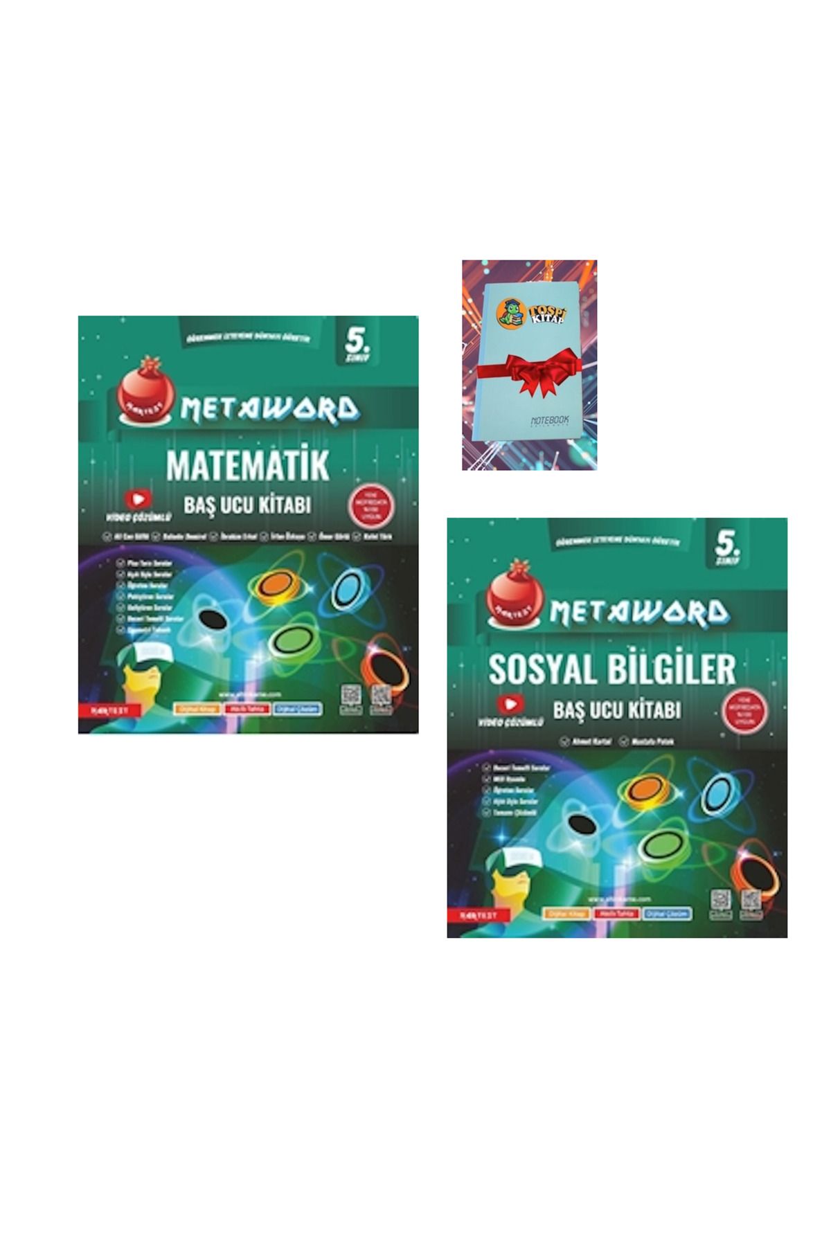 Nartest Yayınları 5. Sınıf Metaword MATEMATİK + SOSYAL BİLGİLER GÜNCEL MÜFREDAT ( NOT DEFTERİ HEDİYE)