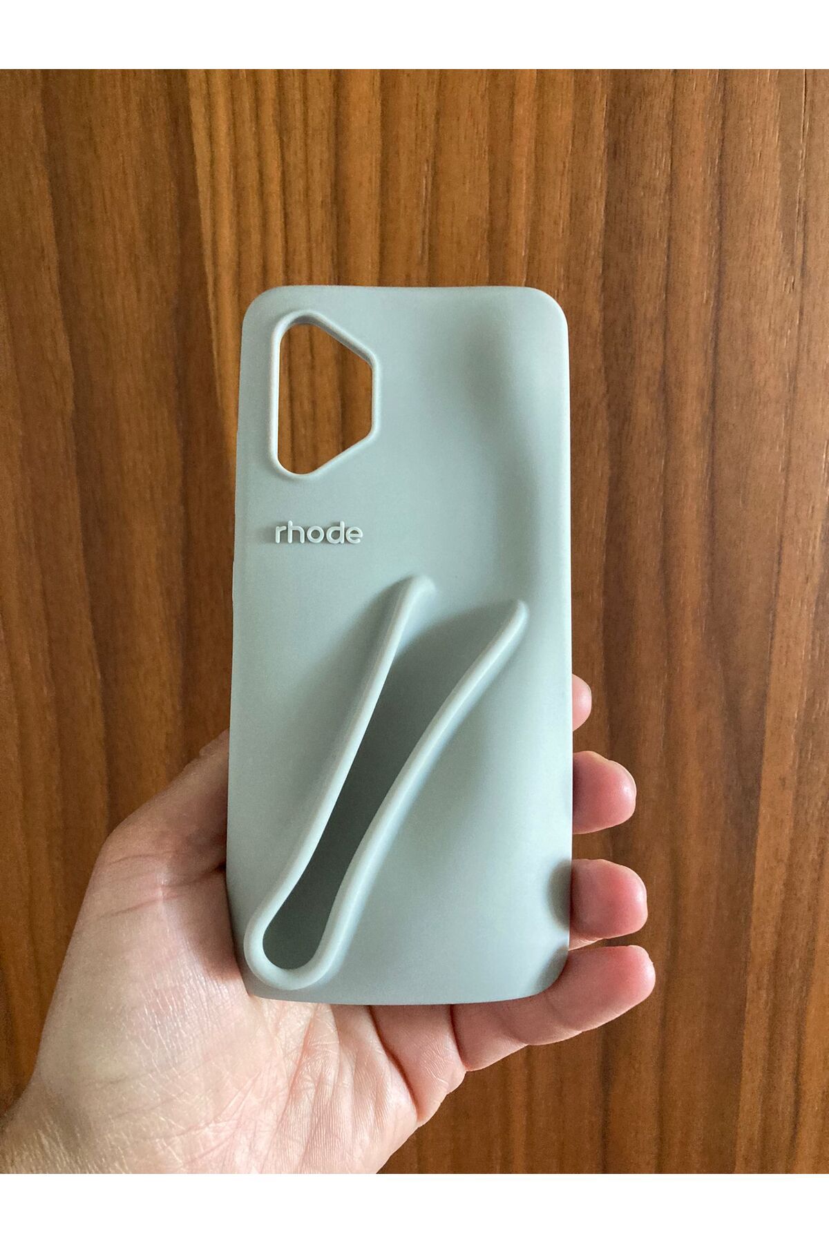 Newon Samsung Galaxy A32 4G Rhode Lip Case Logolu Telefon Kılıfı Kapak Cover Case