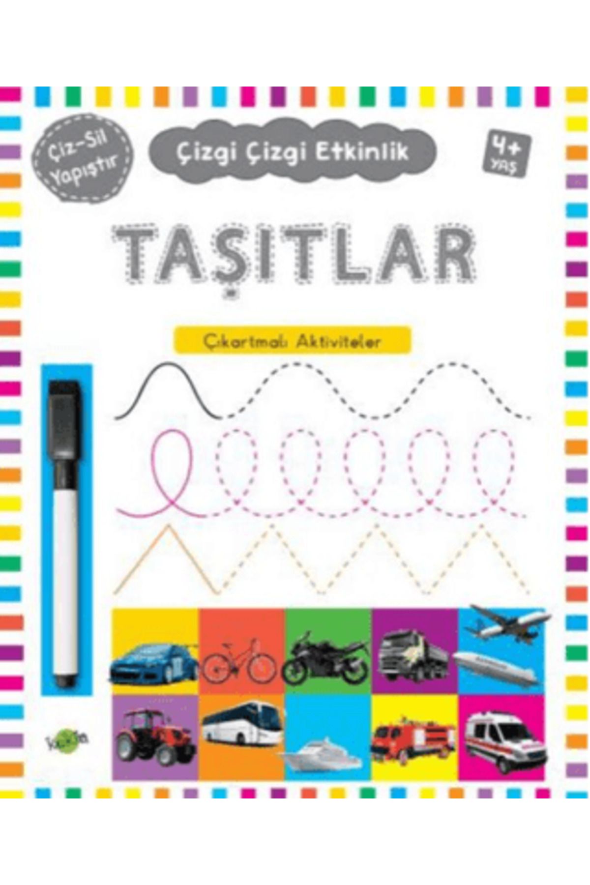 Kukla Yayınları Taşıtlar 4 Yaş ve Üstü - Çizgi Çizgi Etkinlik