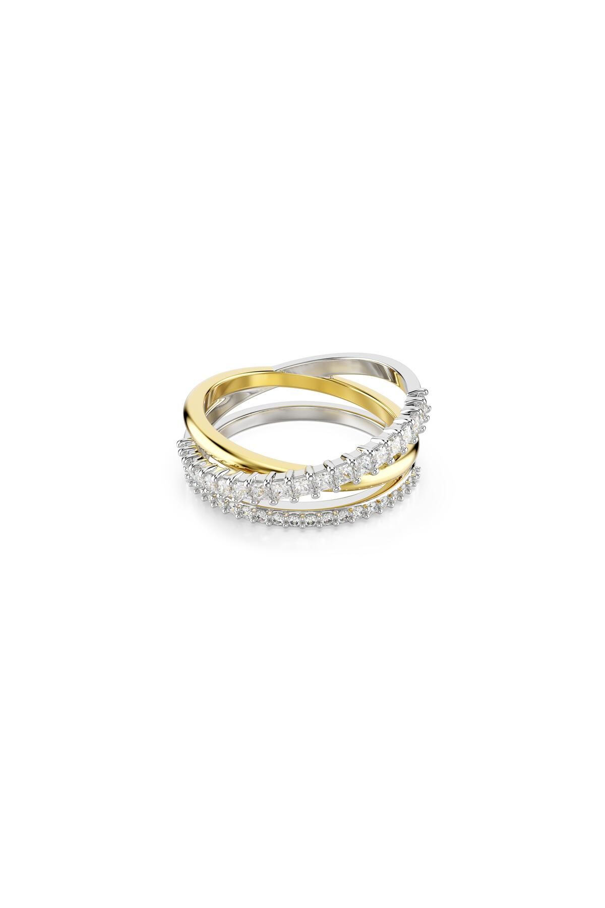 Swarovski 5714165 Swarovski Yüzük Re Hyperbola:Rıng 3 Band Whıte/Mıx 60