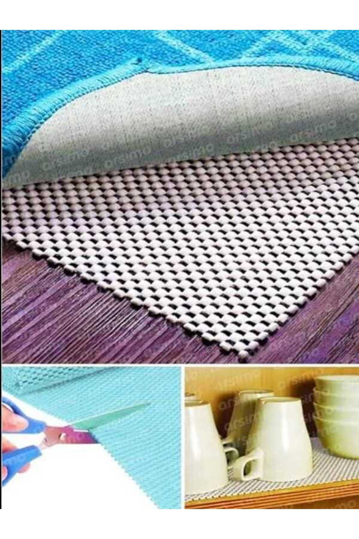 KIZILELMADA Beyaz Plastik Kaydırmaz Örtü – Halı, Raf, Çekmece için Çok Amaçlı