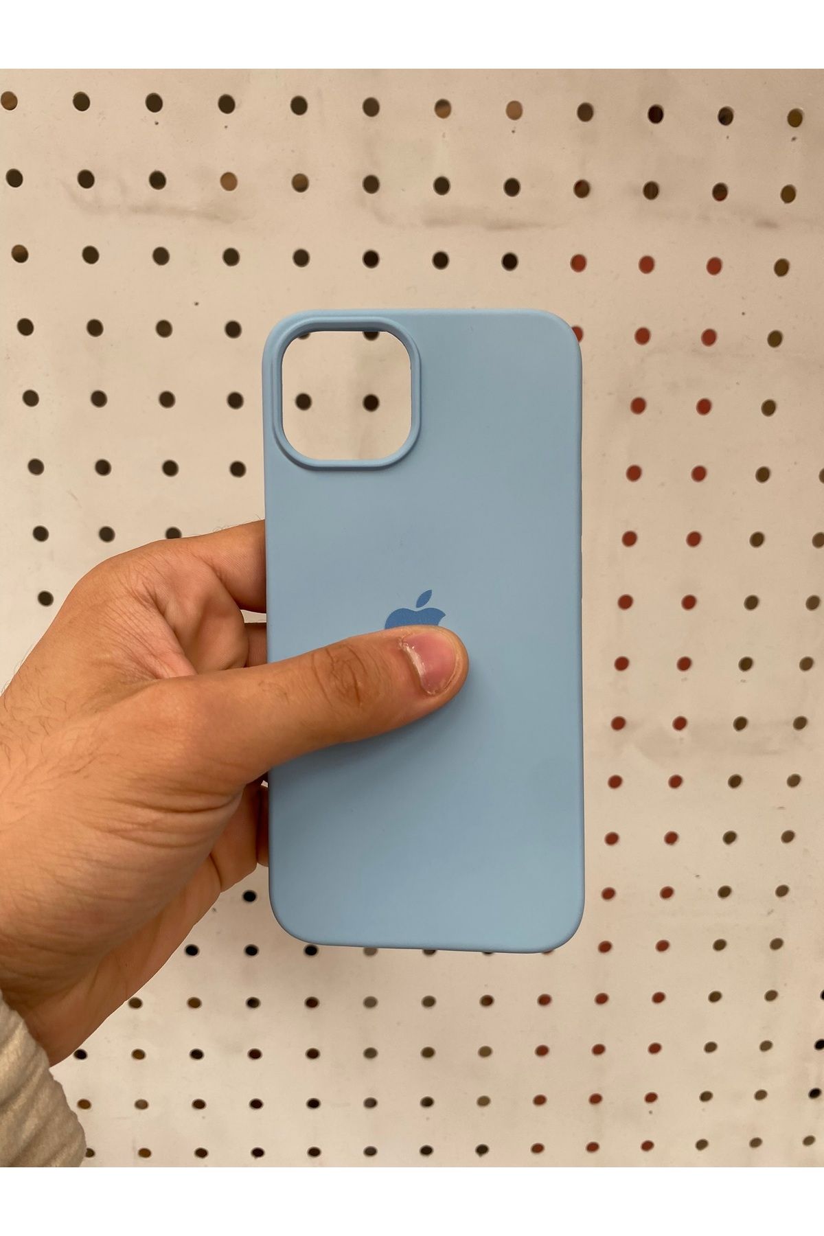 CaseKİdükkan iphone 13 Ve 14 Ile Uyumlu Içi Kadife Lansman Silikon Kılıf Kapak Premium