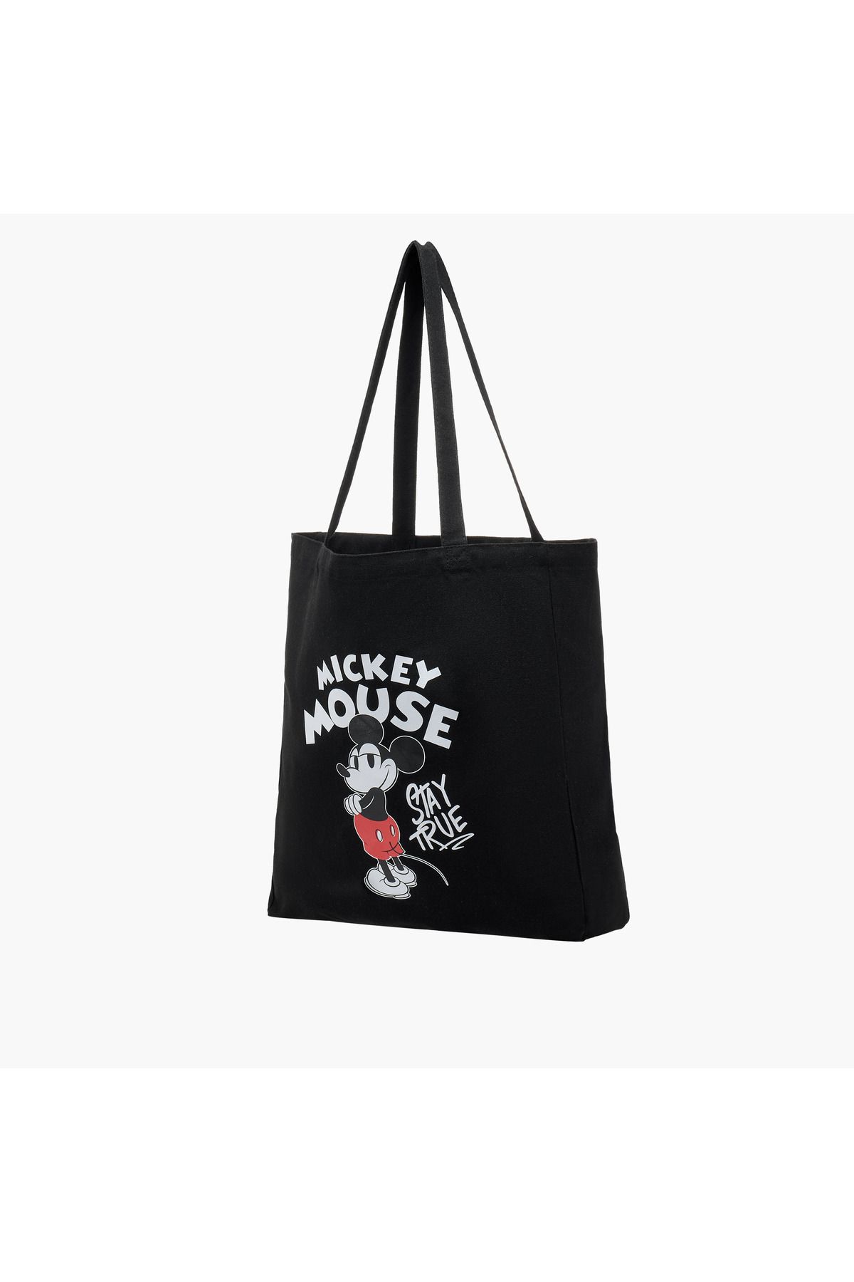 SP Characters-Mickey Mouse Print Shopper Bag with Double Handles 3