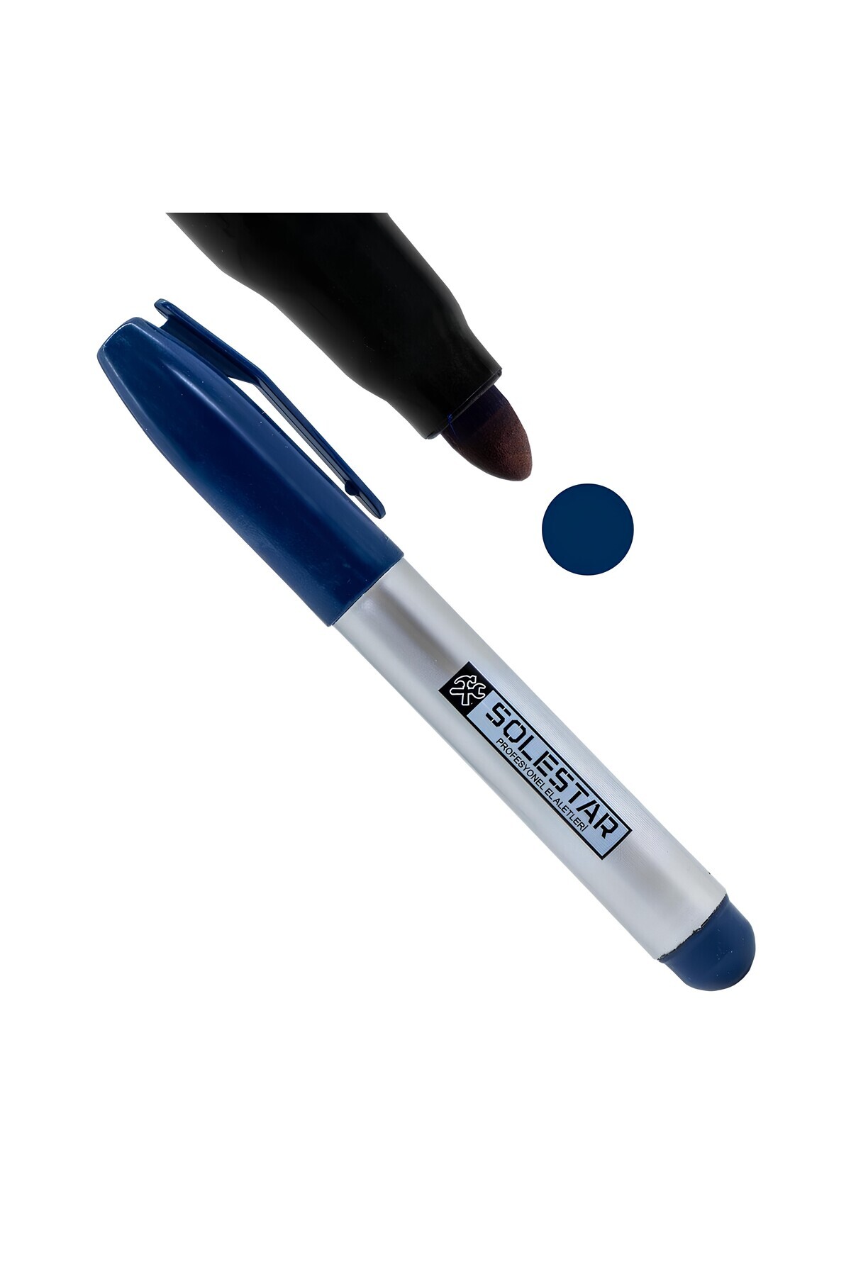 NZB-Parcel Pen Waterproof Permanent Non-Bleed Marking Marking Blue Pen Metal Glass Sack Foil 5