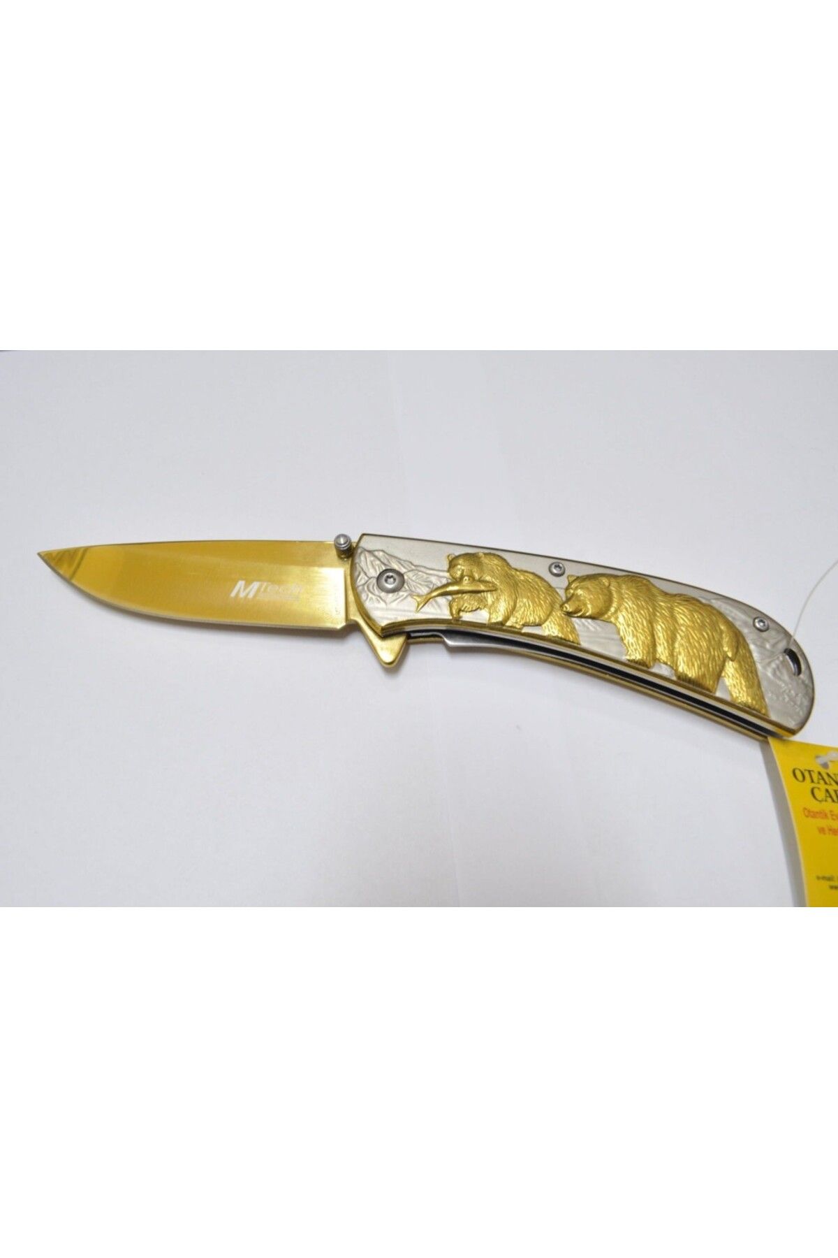 Otantik Çarşı Sarı Cep Çakısı (cd-40018)