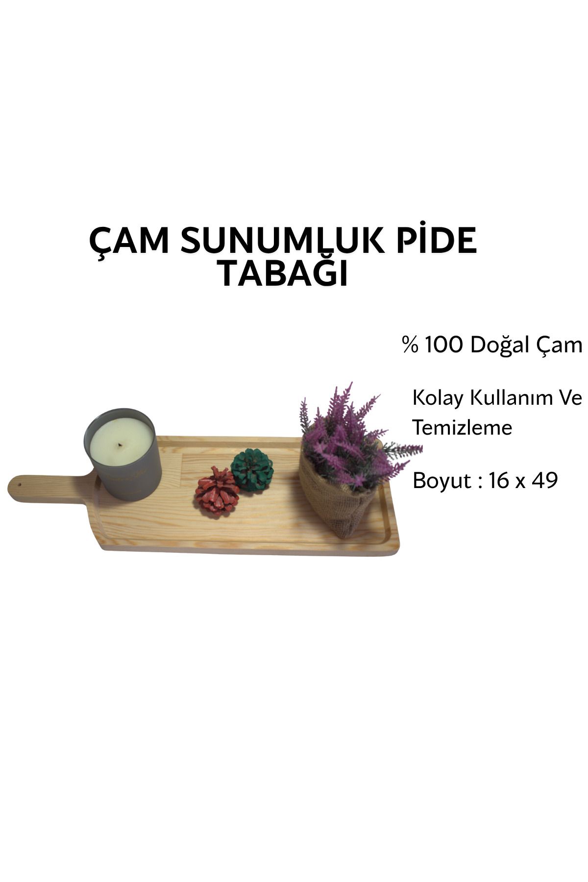 bidunyaahsap AHŞAM ÇAM SUNUMLUK PİDE TABAĞI