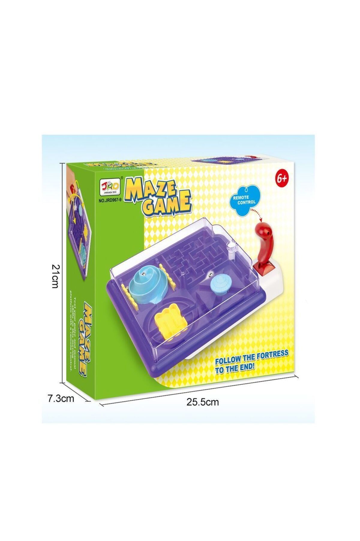 abnturk 25X 21 Cm Kare Survivor Joyistik Denge Eğitici Oyunu