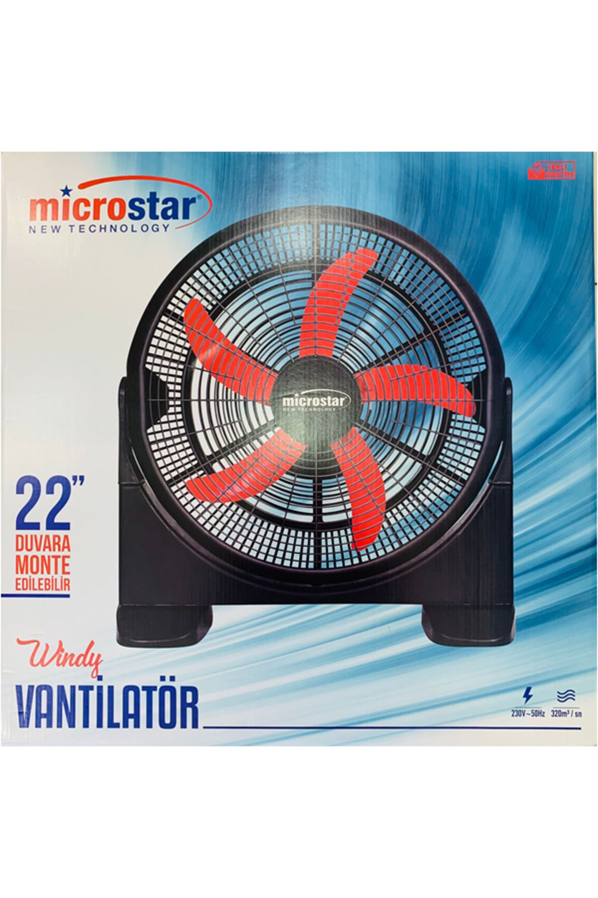 Seka Trend 22 inch - 55 cm VANTİLATÖR - DUVARA MONTE EDİLEBİLİR FAN