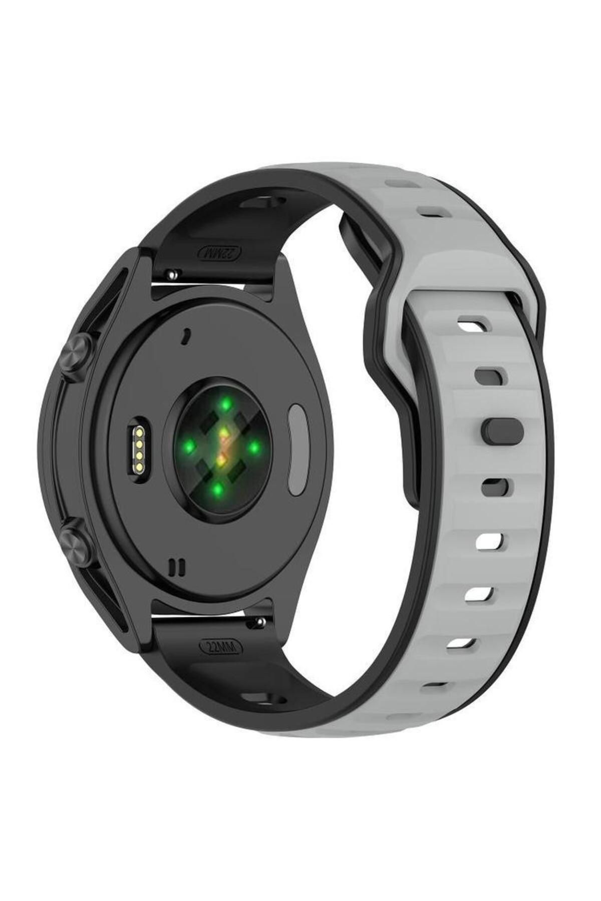 Alstrap Redmi Watch 5 Active/Redmi Watch 5 Lite Uyumlu 22mm Spor Çift Ton Silikon Kordon Kayış