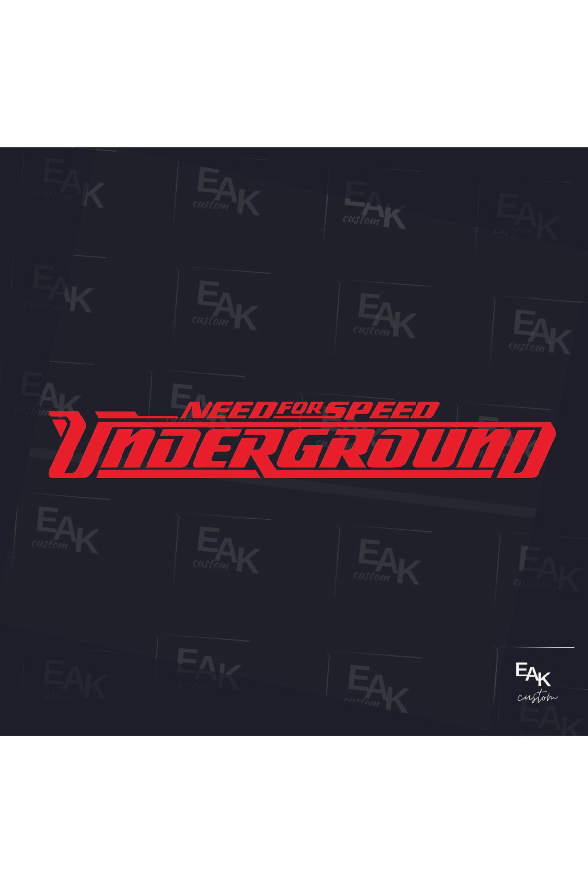 eakcustom NEED FOR SPEED oto sticker (50cm x 8cm )