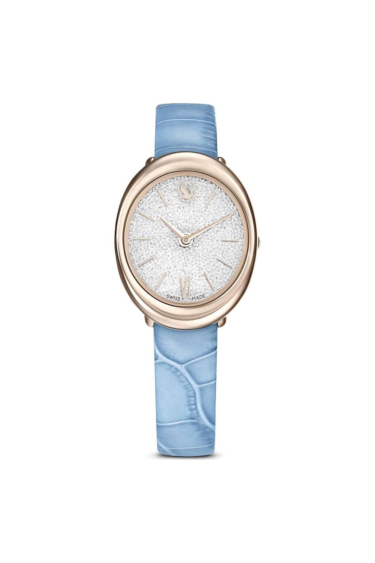 Swarovski 5717539 Swarovski Kol Saati Imber Oval:Ls Lblue/Whıte/Pcg