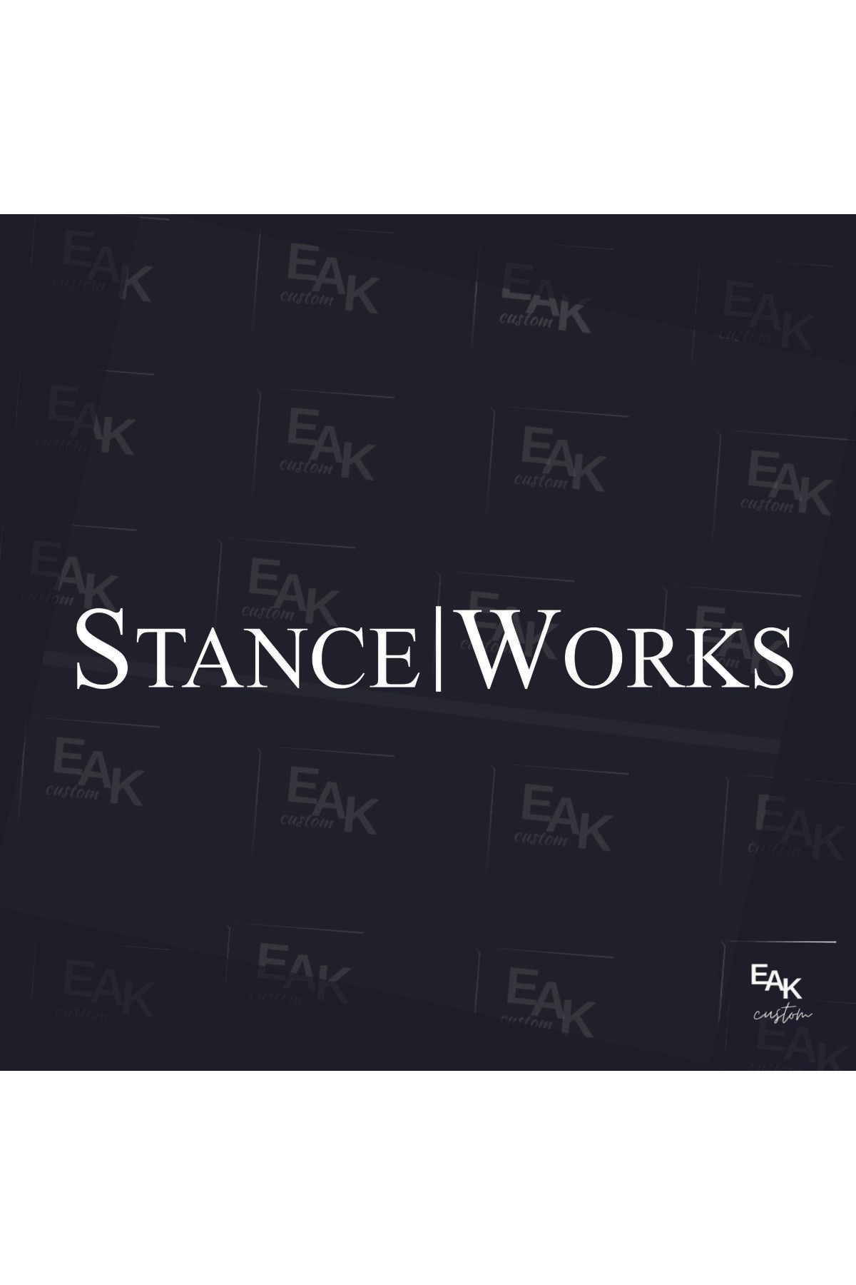 eakcustom STANCE WORKS oto sticker (60cm x 7cm)