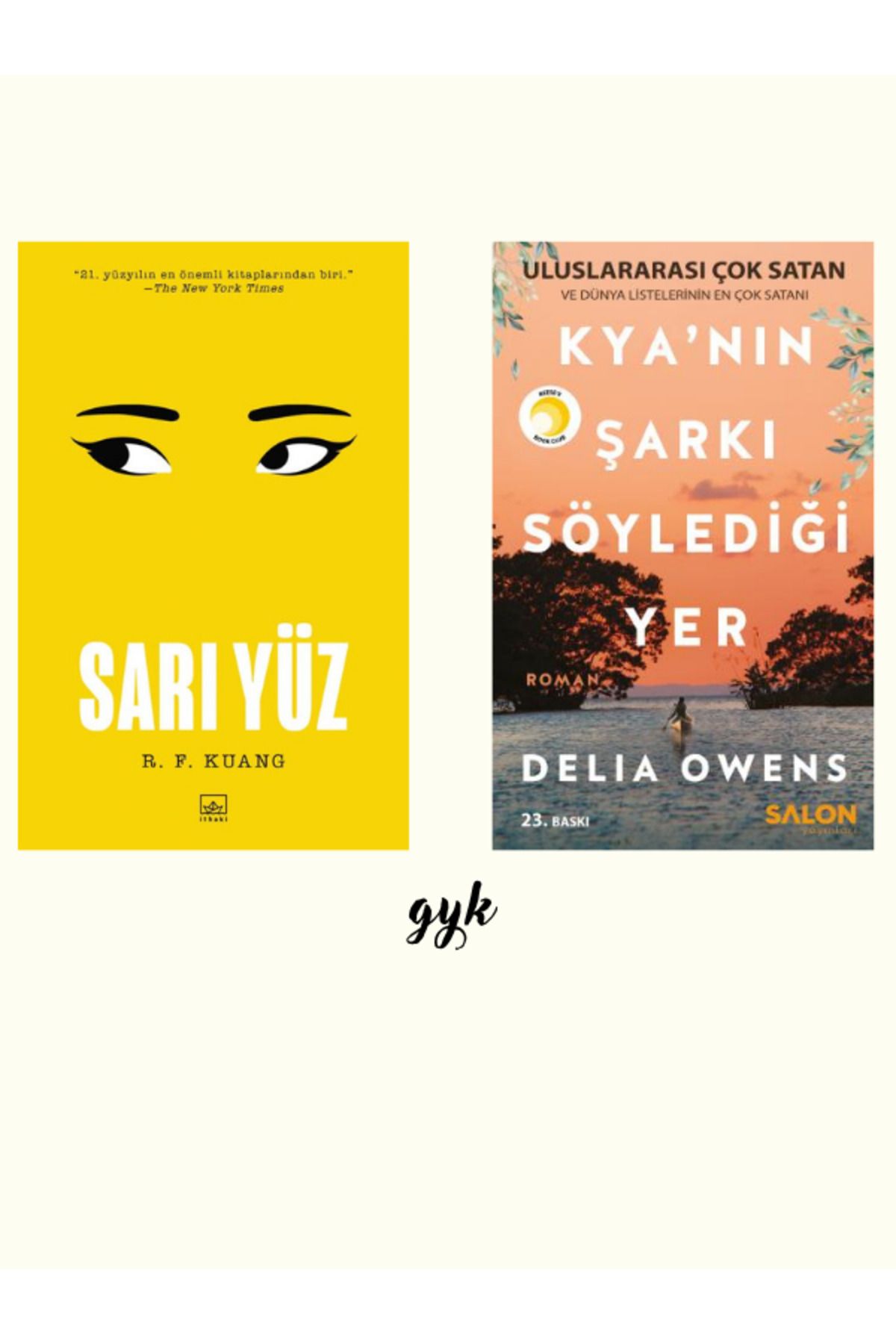 İthaki Yayınları Sarı Yüz ve Kya'nın Şarkı Söylediği Yer 2 Kitap SET