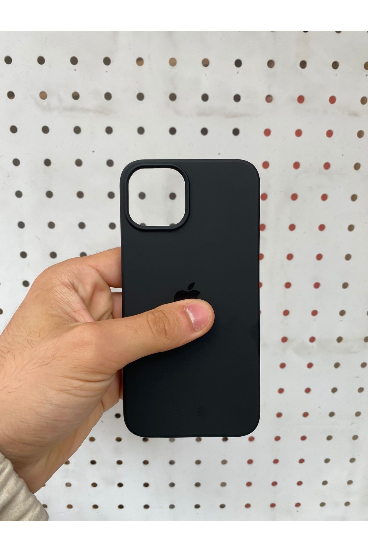 CaseKİdükkan iphone 13 Ve 14 Ile Uyumlu Içi Kadife Lansman Silikon Kılıf Kapak Premium