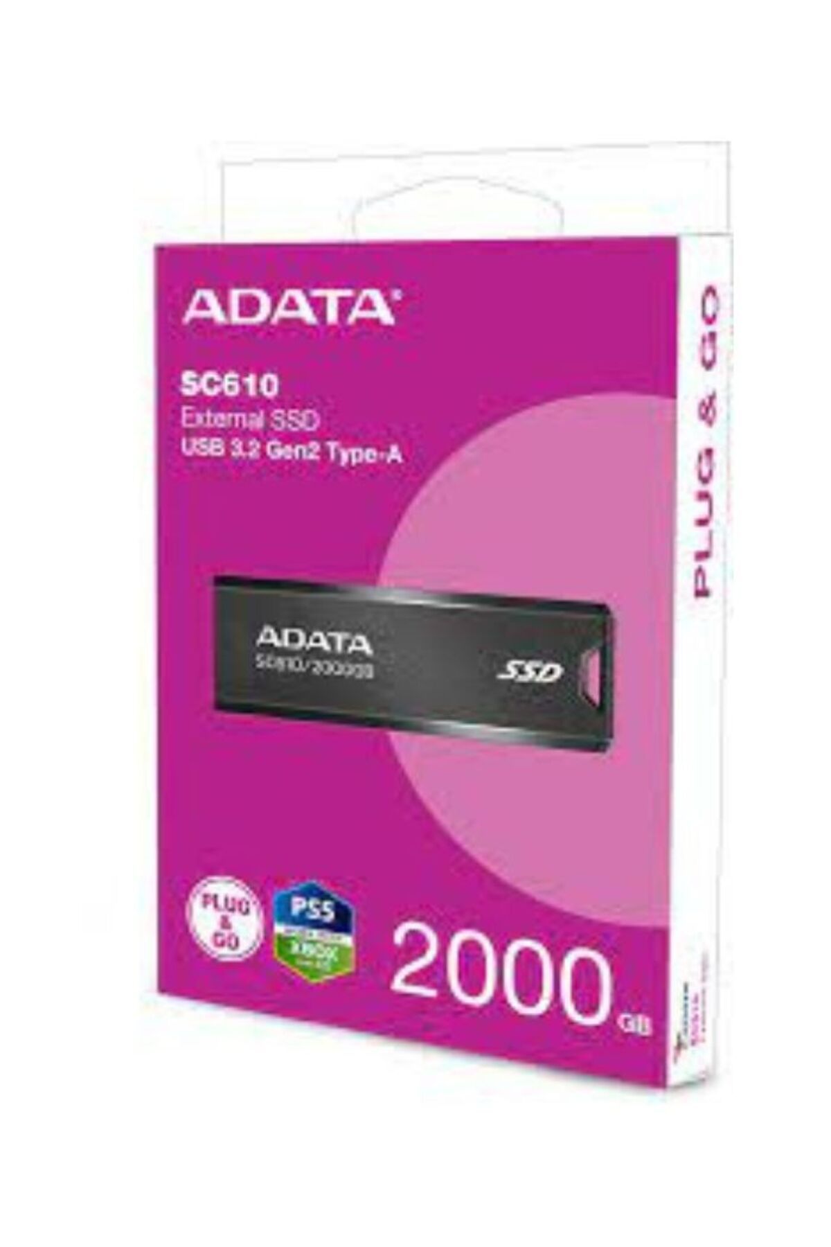 Adata-SC610 Portable External SSD | USB 3.2 Gen2 Solid State Drive 6