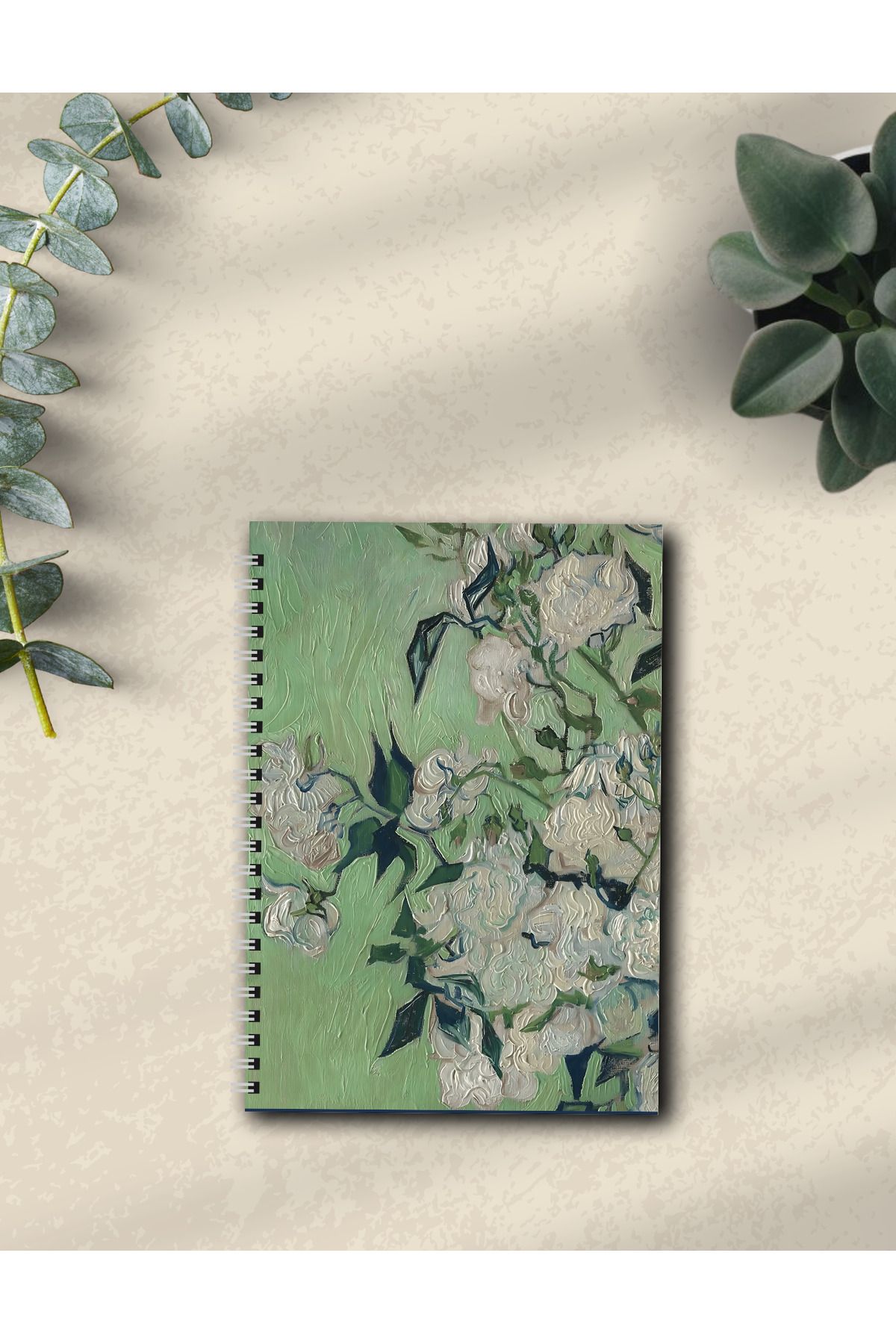 Store Şita Notebook | Çizgisiz Krem Rengi Göz Yormayan Defter | Van Gogh Serisi