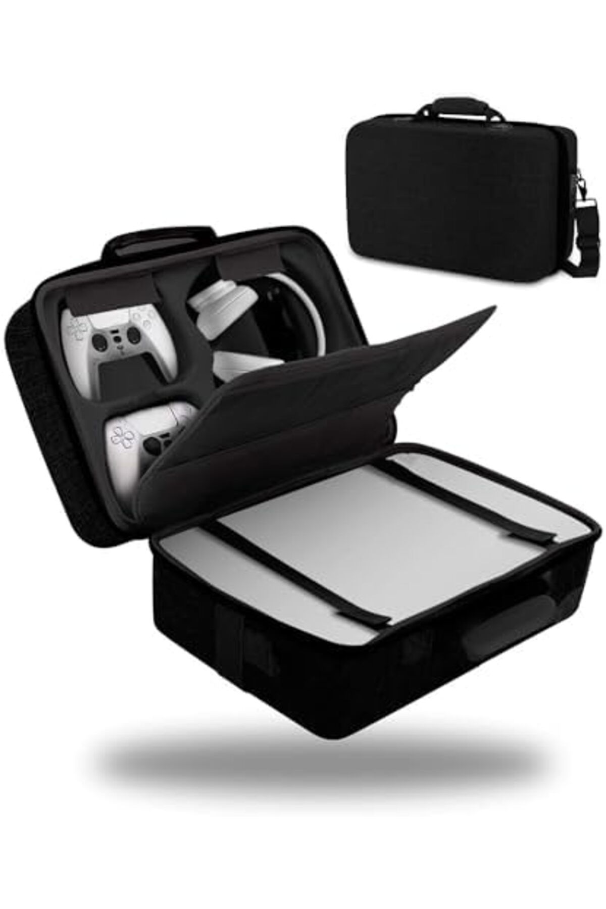 NO N4ME-RUIXZSS PS5 Case with Hard Shell, PlayStation 5 Travel Bag, EVA Travel Bag Holds Console, Controller 2