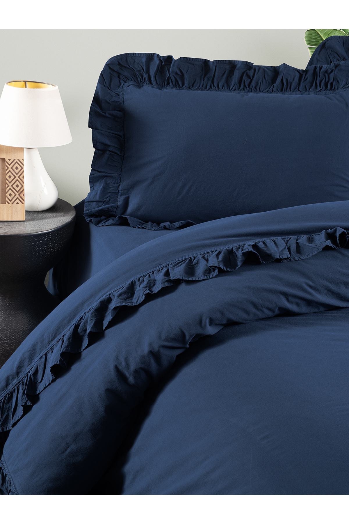 BED LİNE-Exclusive Stonewashed Single Duvet Cover Set with Box 2