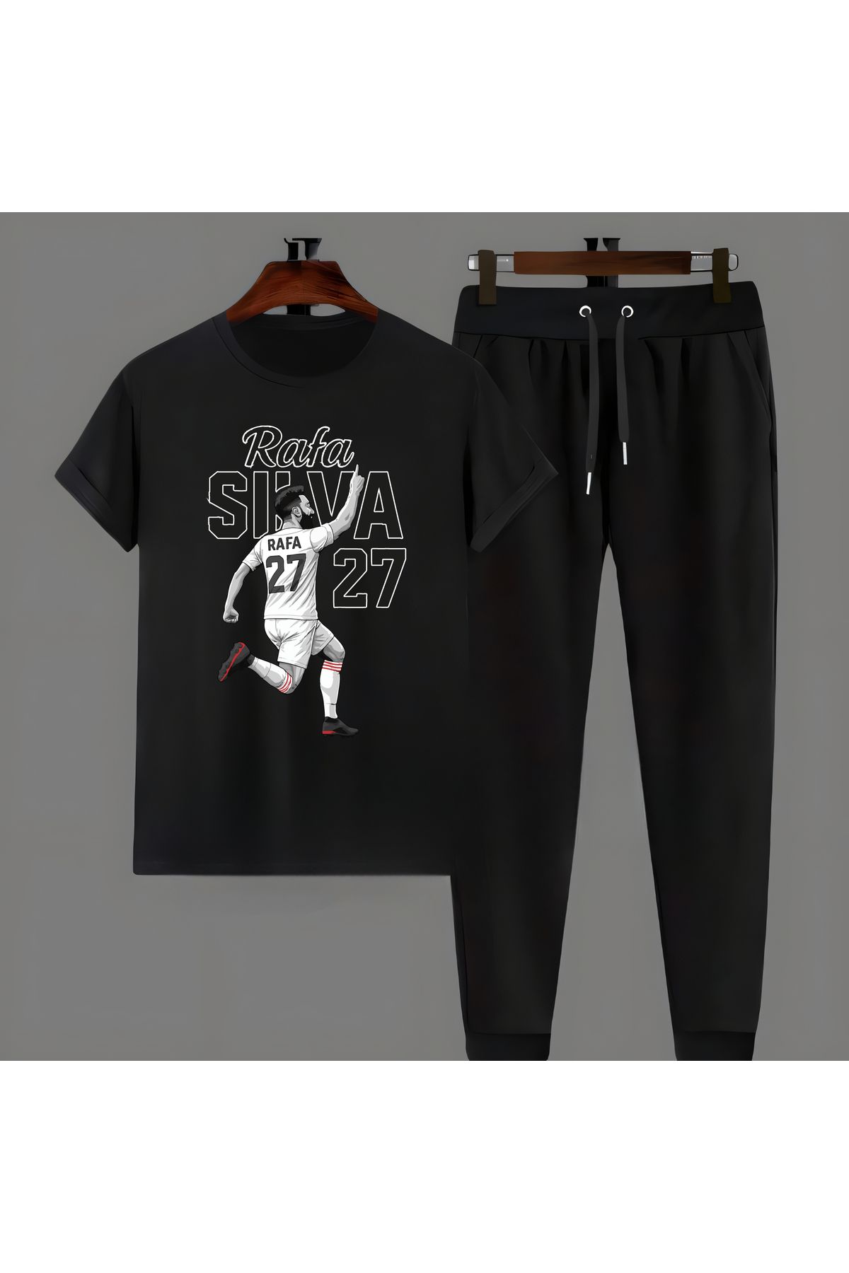 Biy Store Beşiktaş Rafa Silva forma baskılı unisex kadın erkek kısa kollu tişört t-shirt eşofman takımı