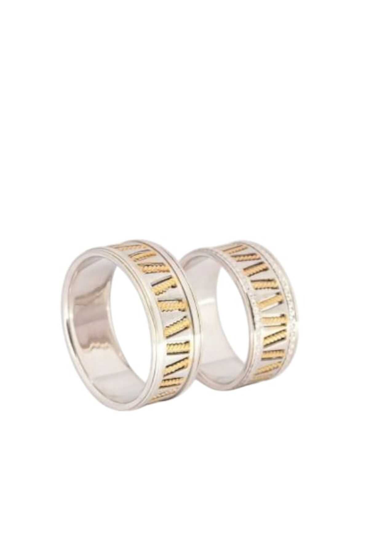 Sunset Jewelery Çift Enerji Gümüş Alyans