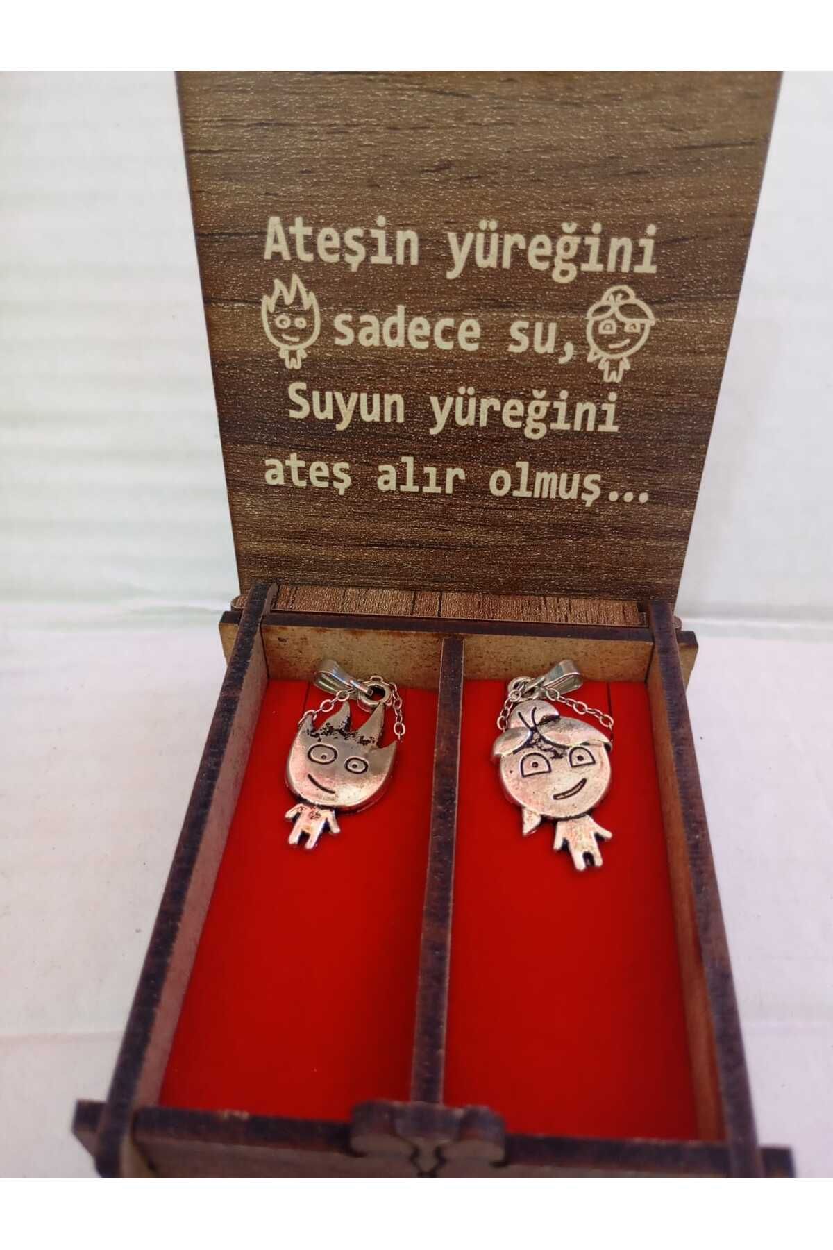 Umut Kutulu Doğaltaş Kolye Bileklik Seti