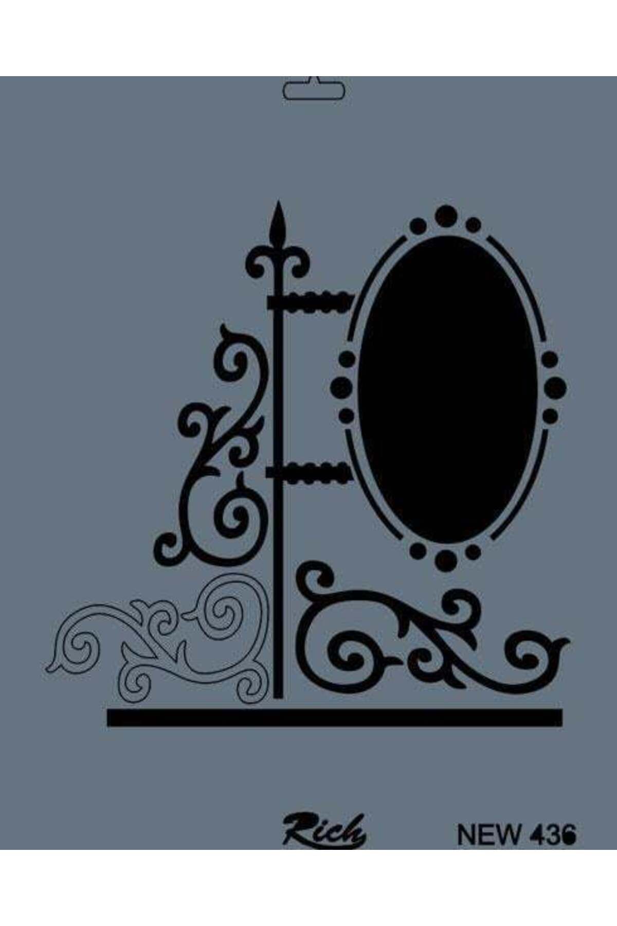 Emperium Rich New Seri N-436 Stencil 35x25 cm
