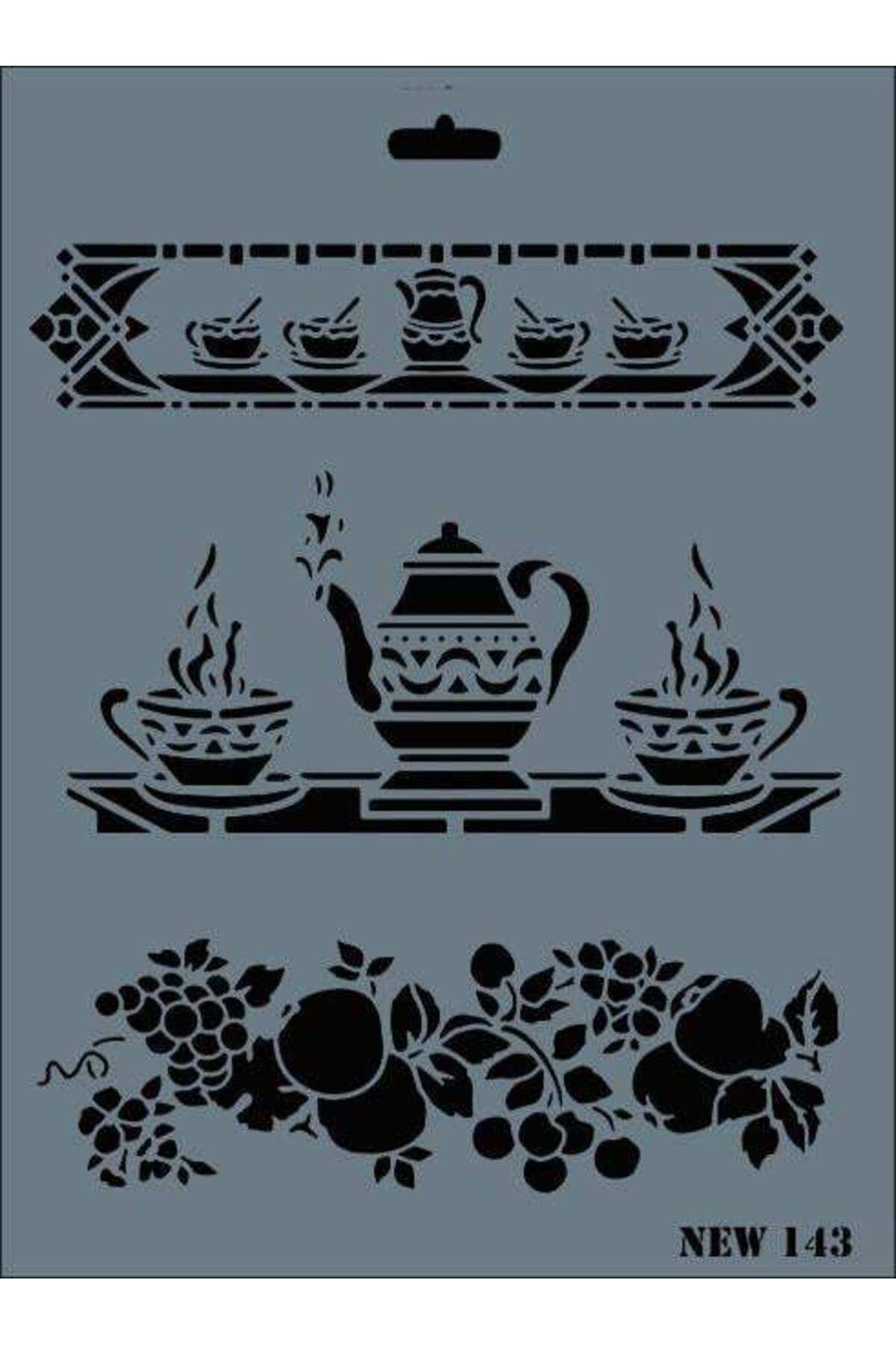 Emperium New Seri N-143 Stencil 35x25 cm