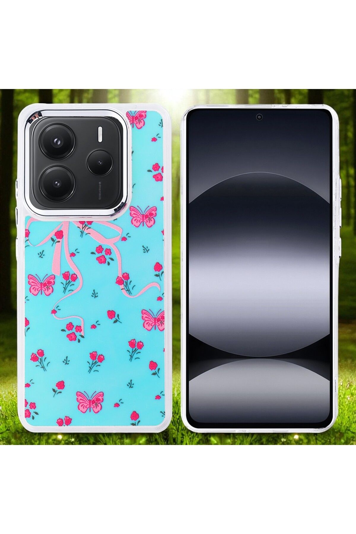 Hatreds Xiaomi Redmi Note 14 5G Kılıf Figür Desenli Elde Kaymaz Soft Silikon Kapak