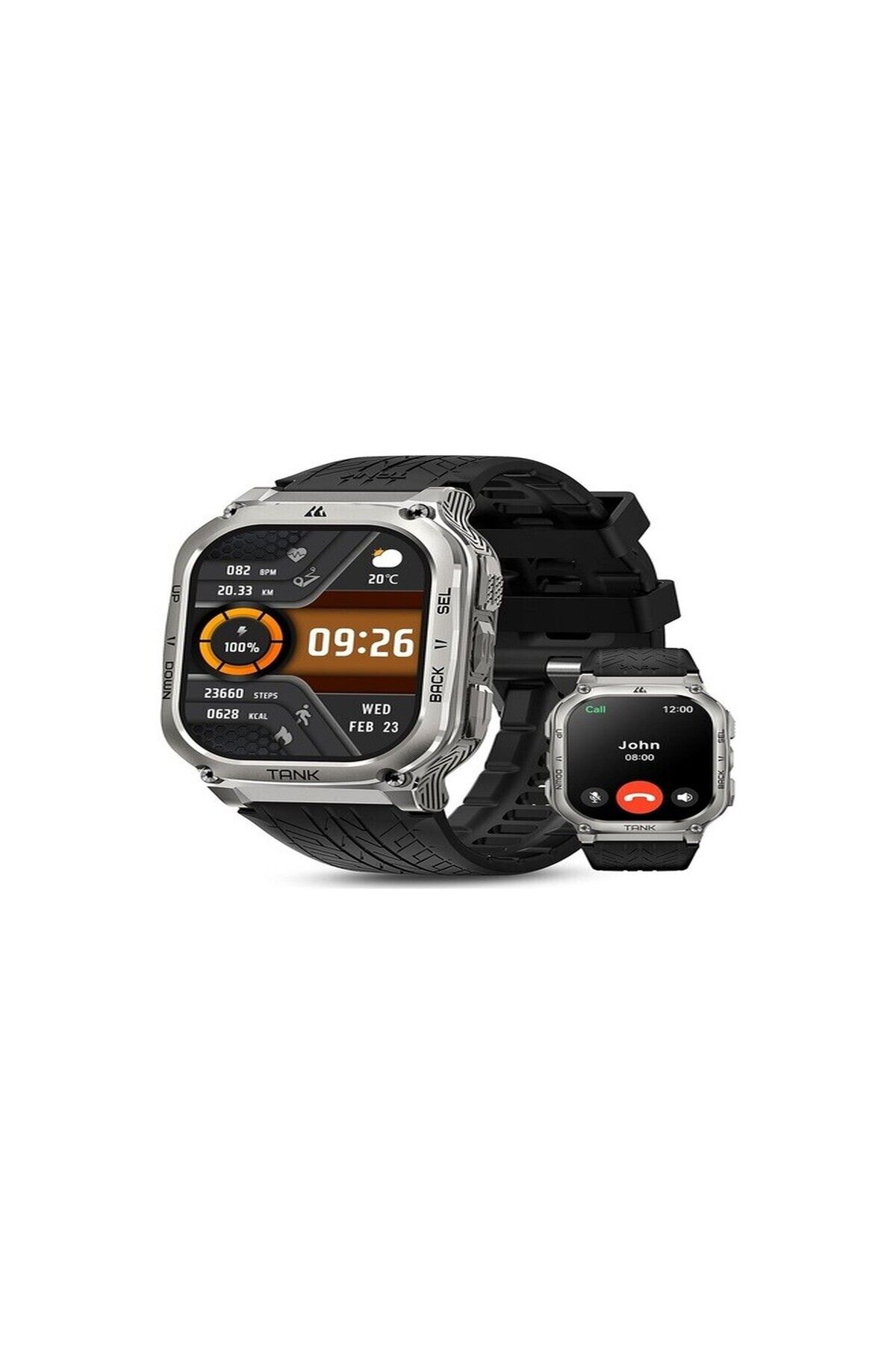 Amaztim M3 Akıllı Saat (İthalatçı Garantili) Gümüş