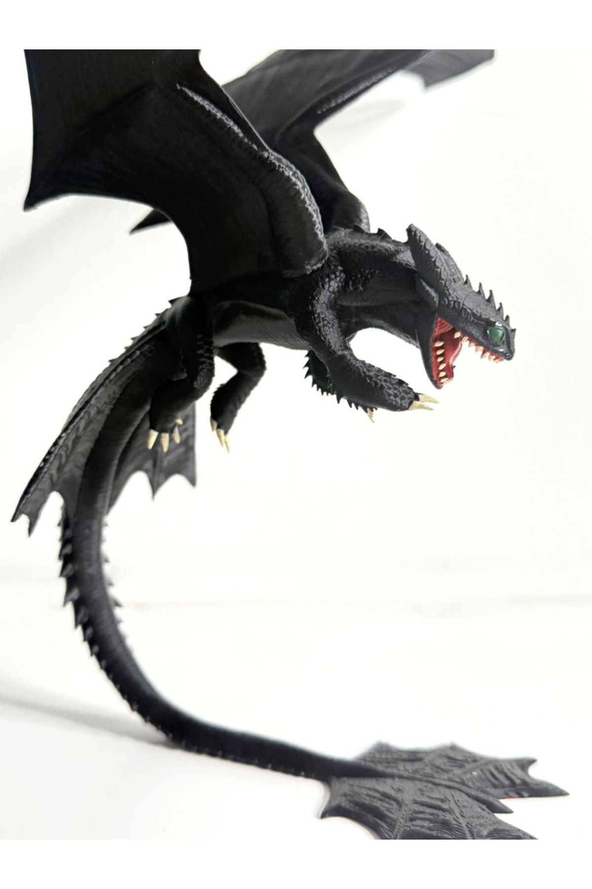 3DUNİVERSEOFMODELS Night Fury - Gecenin Öfkesi - Toothless 22x21 cm Figür