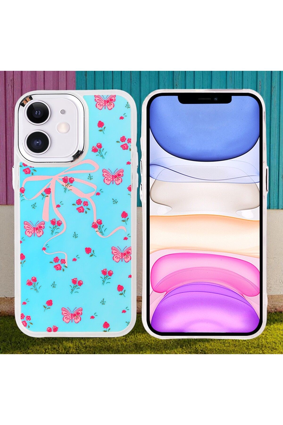 Hatreds Apple iPhone 11 Kılıf Figür Desenli Elde Kaymaz Soft Silikon Kapak