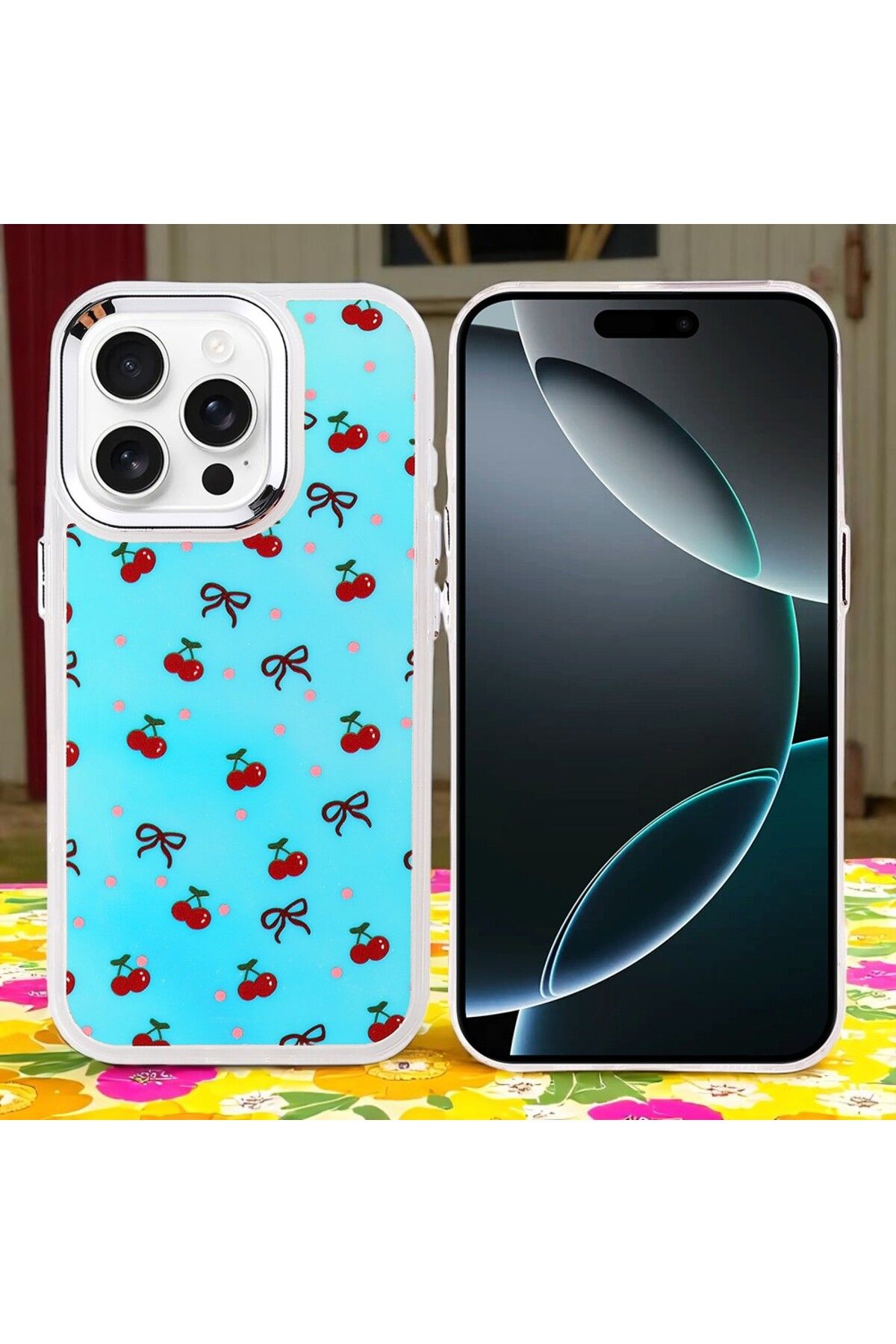 Hatreds Apple iPhone 16 Pro Kılıf Figür Desenli Elde Kaymaz Soft Silikon Kapak