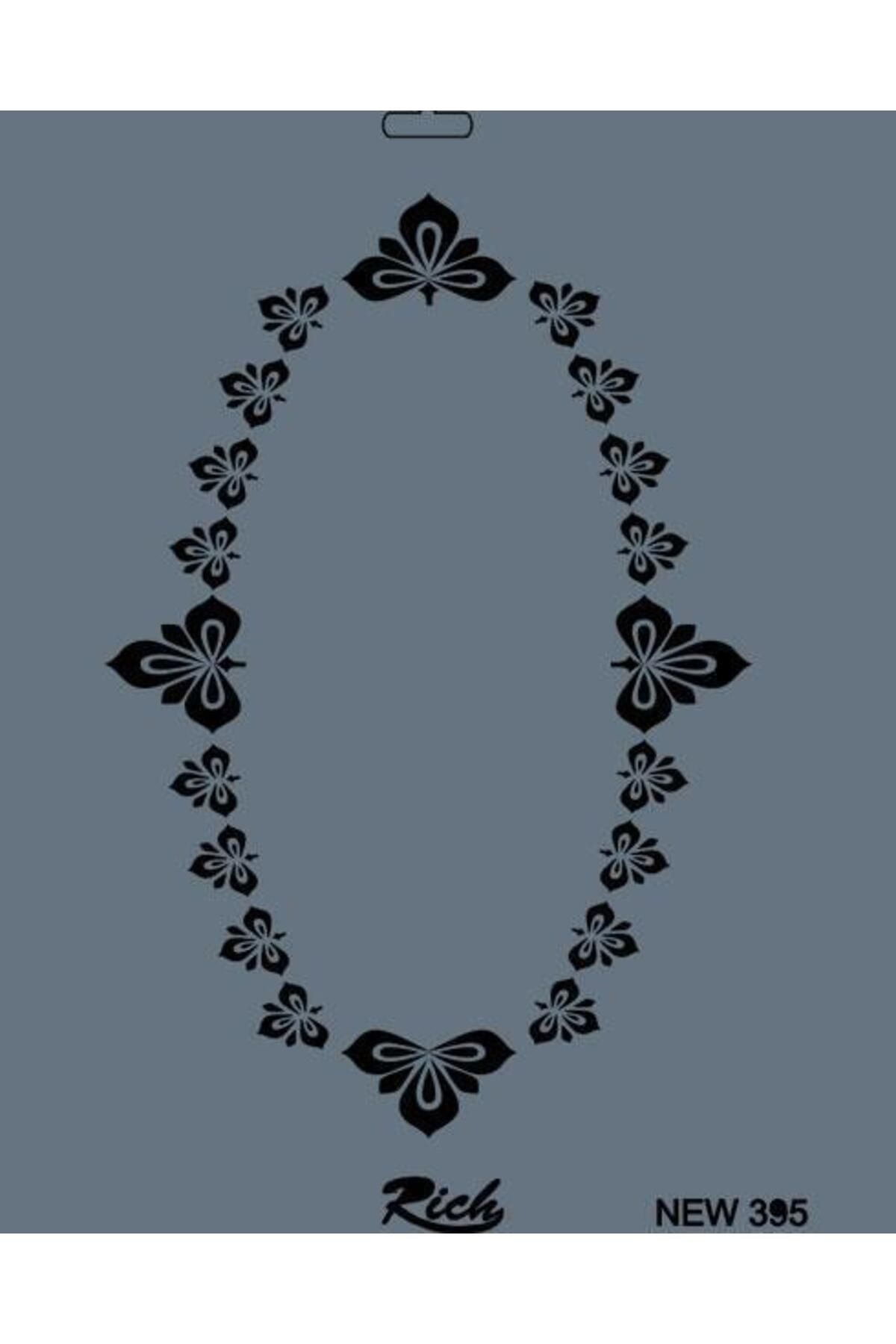 Emperium Rich New Seri N-395 Stencil 35x25 cm