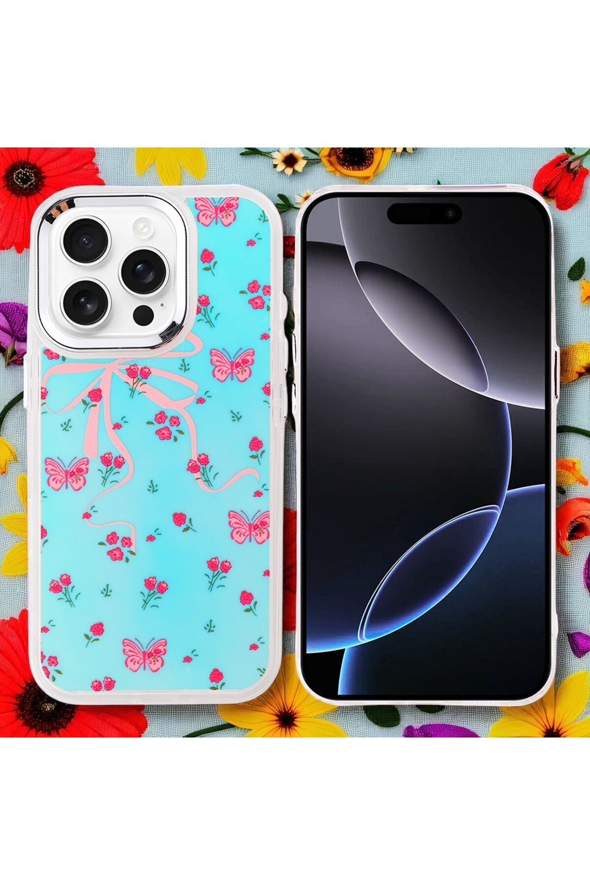 Hatreds Apple iPhone 16 Pro Max Kılıf Figür Desenli Elde Kaymaz Soft Silikon Kapak