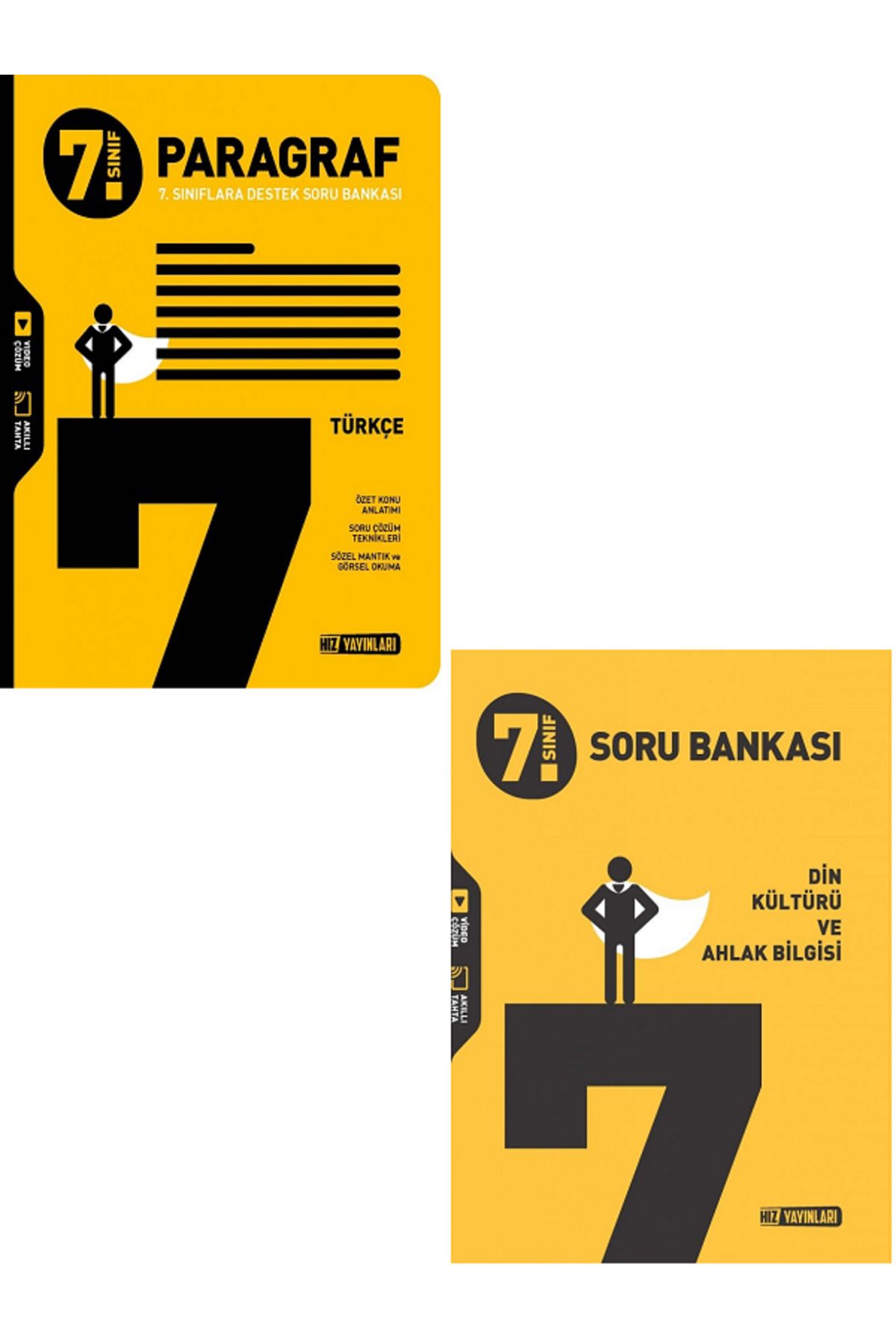 Evrensel İletişim Yayınları 7.Sınıf Hız Yayınları Paragraf + Din Kültürü Soru Bankaları / 2 KİTAP SET / YENİİ