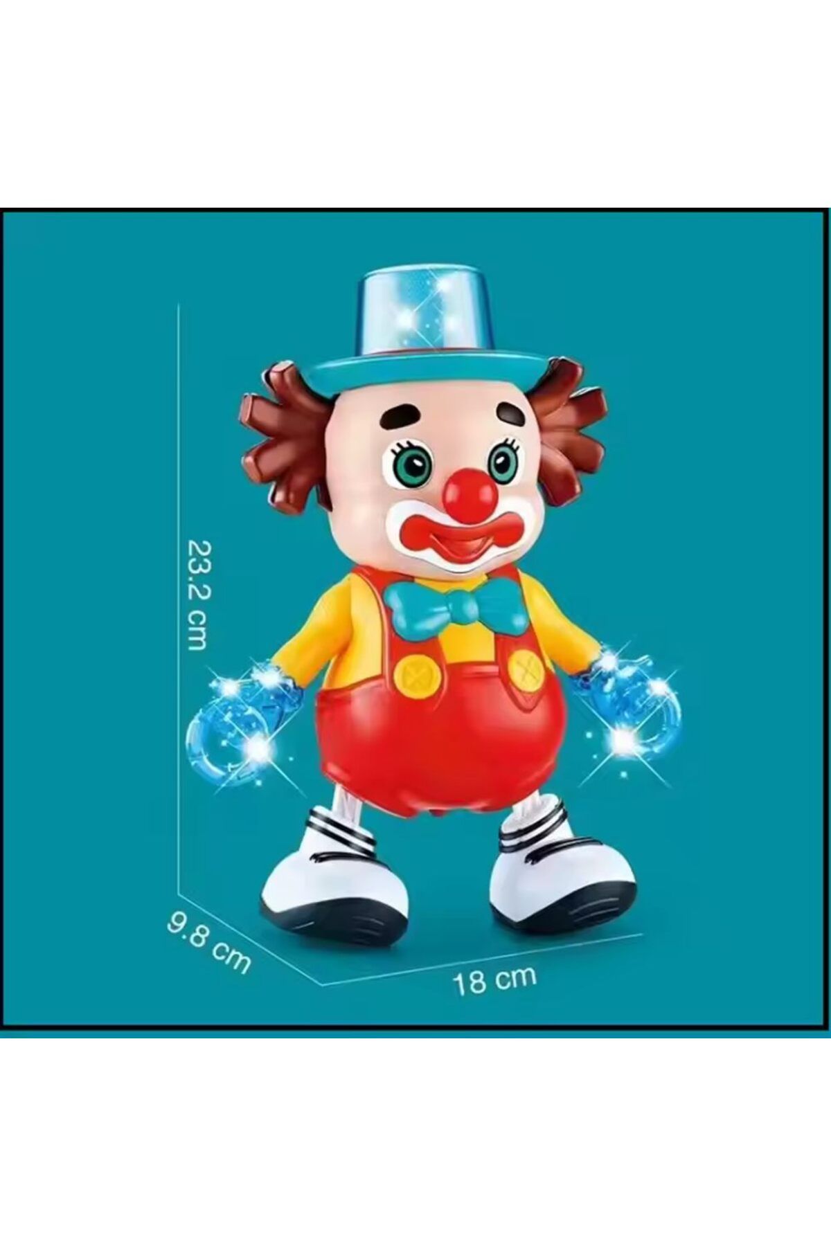 Generic-Dancing Clown/Joker Funny Perform With Flashing Lights and Sound 6