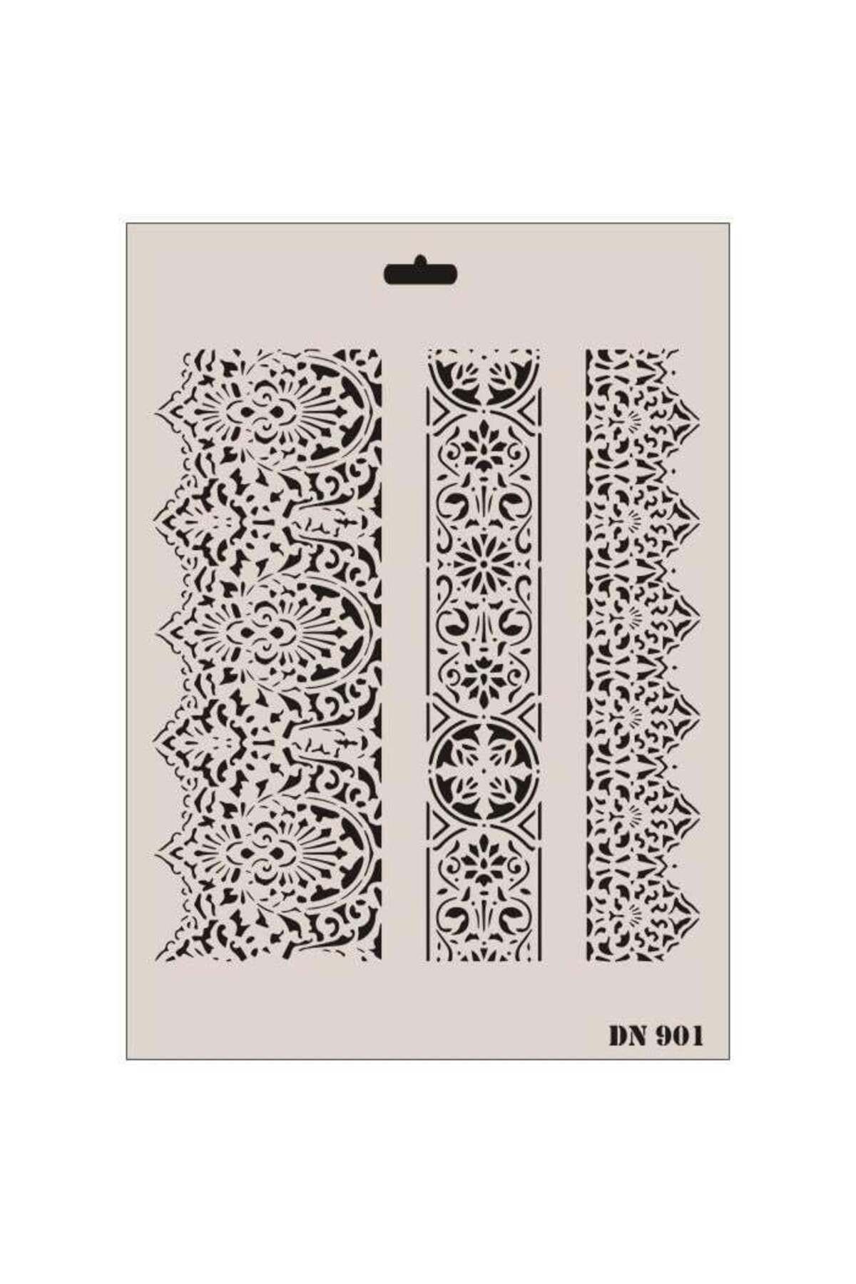 Emperium Rich Dantel Seri DN-901 Stencil 35x25 cm