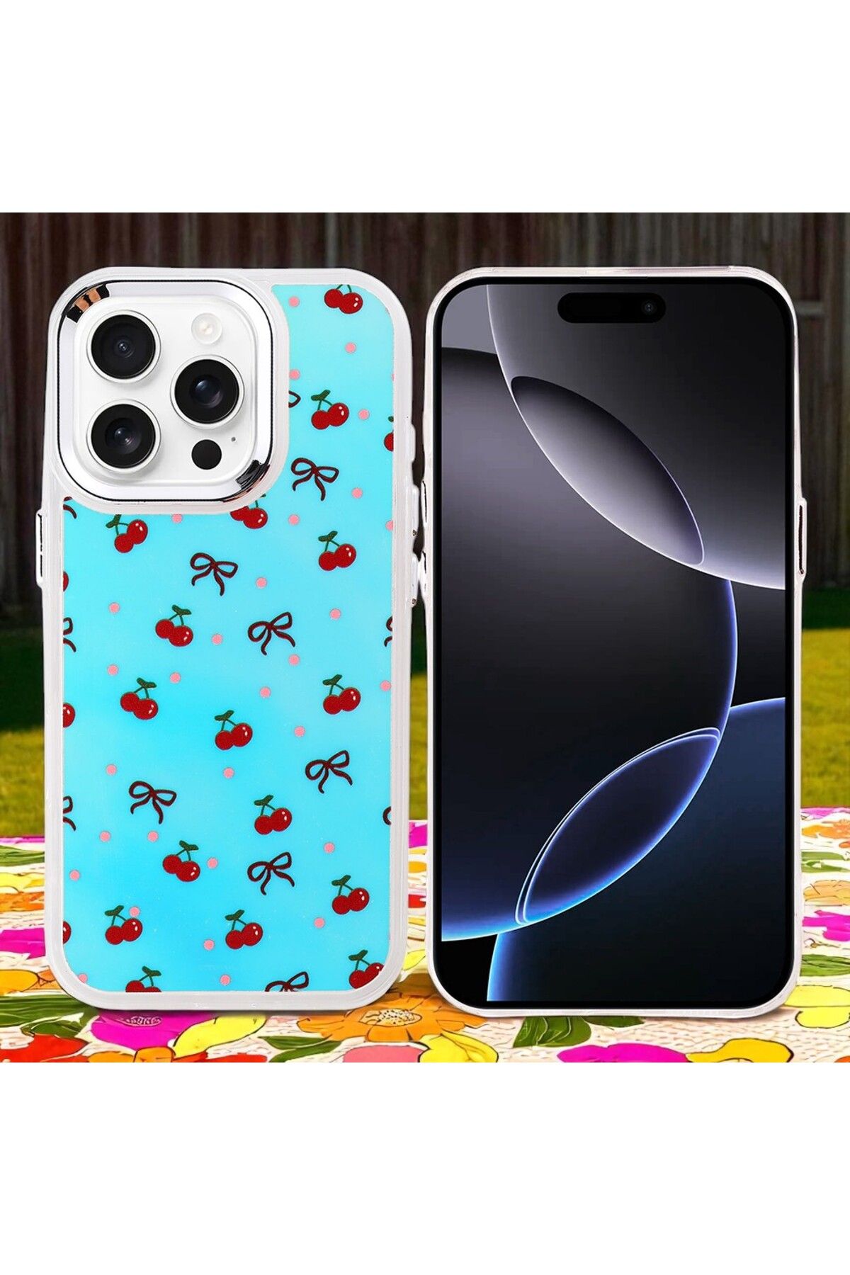 Hatreds Apple iPhone 16 Pro Max Kılıf Figür Desenli Elde Kaymaz Soft Silikon Kapak