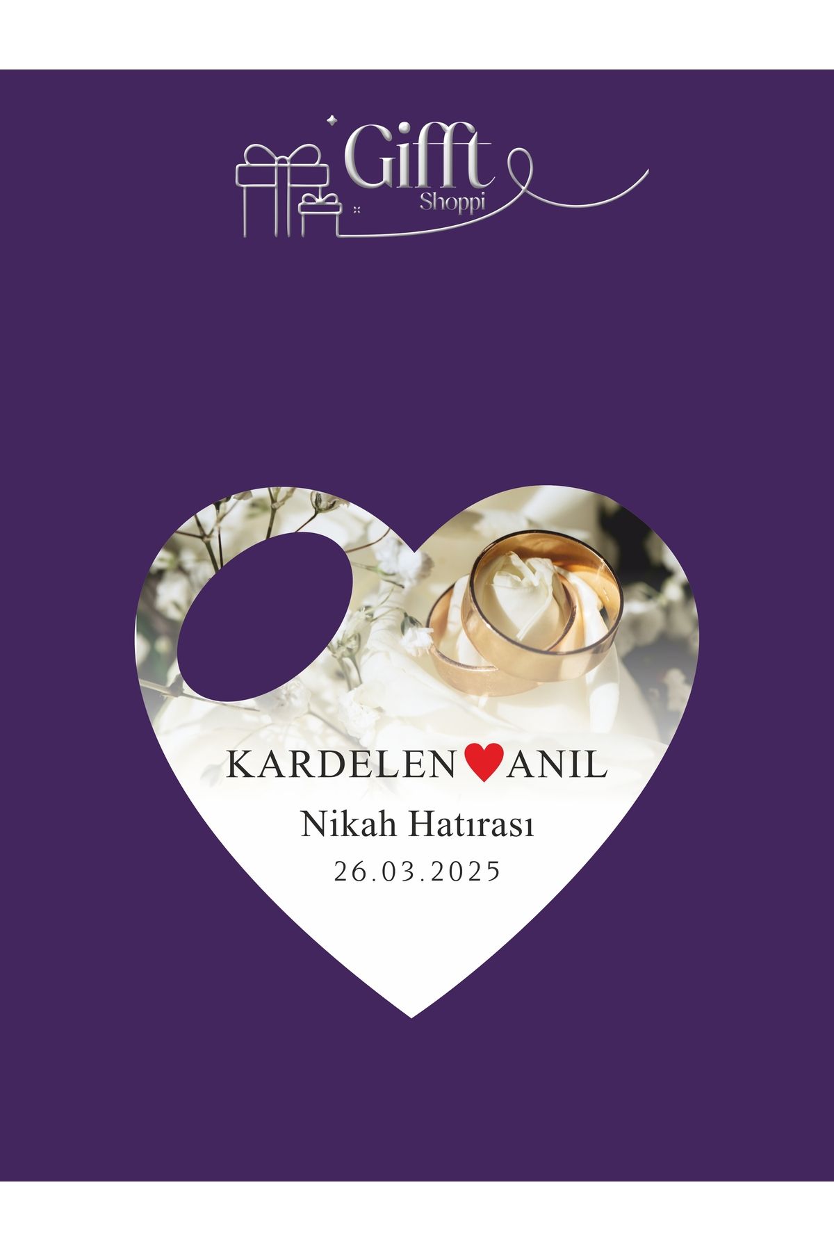 giftshoppi 10 Adet Açacaklı Magnet Nişan Söz Kına Düğün Nikah Hatırası Misafirler Için Hediyelik Kalp Şeklinde