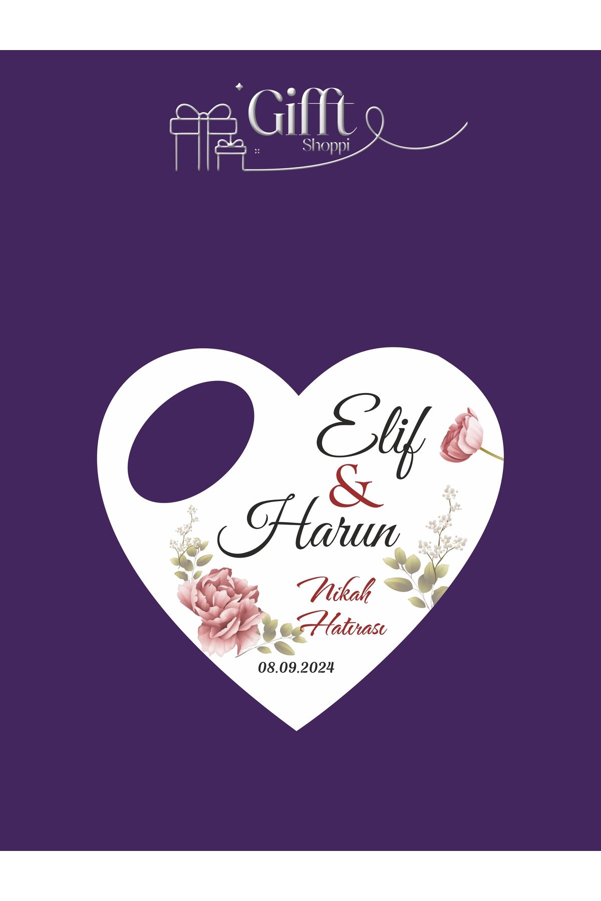 giftshoppi 10 Adet Açacaklı Magnet Nişan Söz Kına Düğün Nikah Hatırası Misafirler Için Hediyelik Kalp Şeklinde