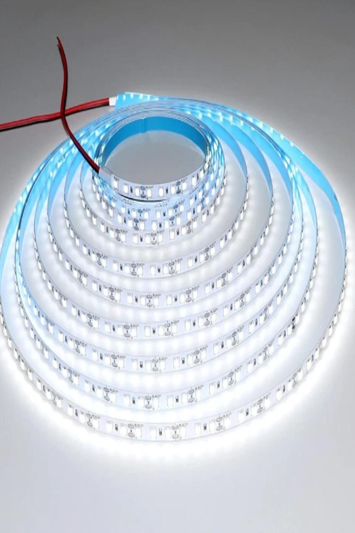 Cata 10 ÇİP İÇ MEKAN ŞERİT LED 6500K ( 12V - 7W/MT ) 5 METRE PAKETLİ