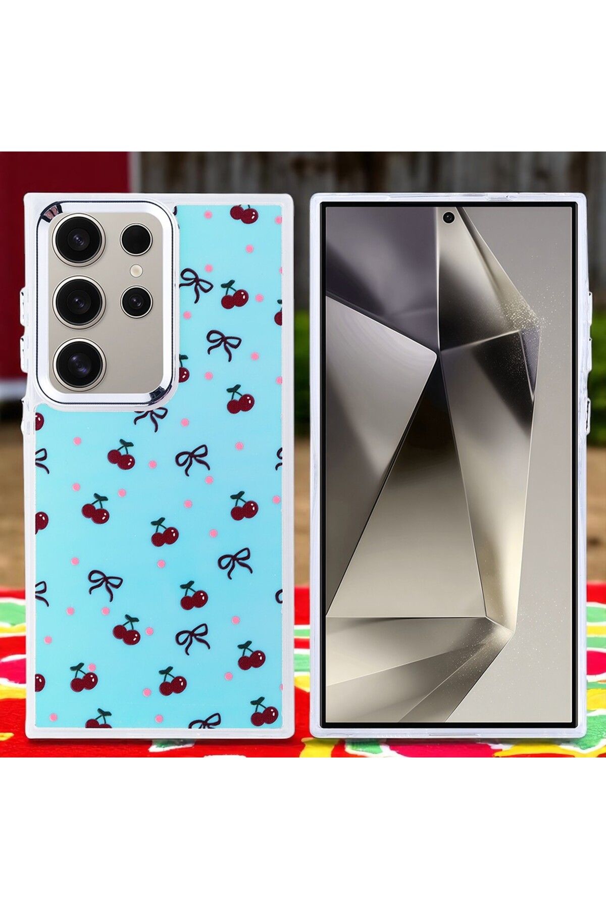 Hatreds Galaxy S24 Ultra Kılıf Figür Desenli Elde Kaymaz Soft Silikon Kapak