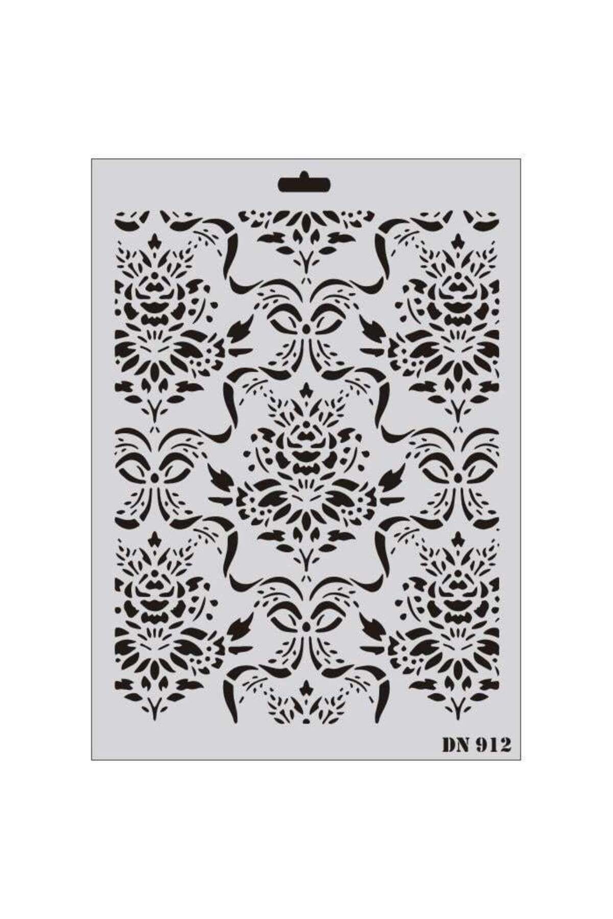 Emperium Dantel Seri DN-912 Stencil 35x25 cm