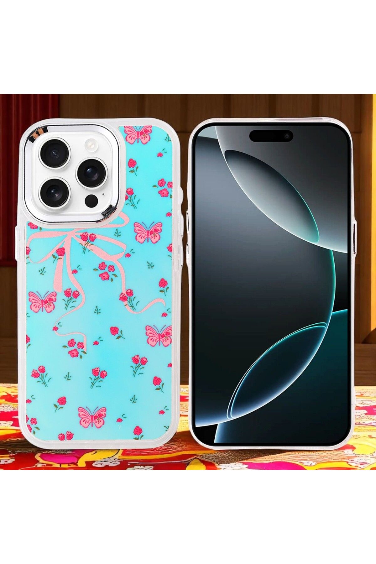 Hatreds Apple iPhone 16 Pro Kılıf Figür Desenli Elde Kaymaz Soft Silikon Kapak
