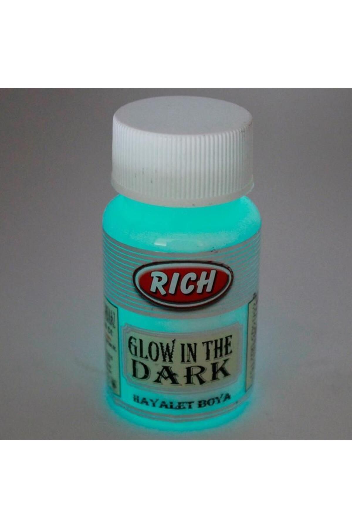 Emperium Rich 3002 Natural Turkuaz Karanlıkta Parlayan Hayalet Boya 50 cc