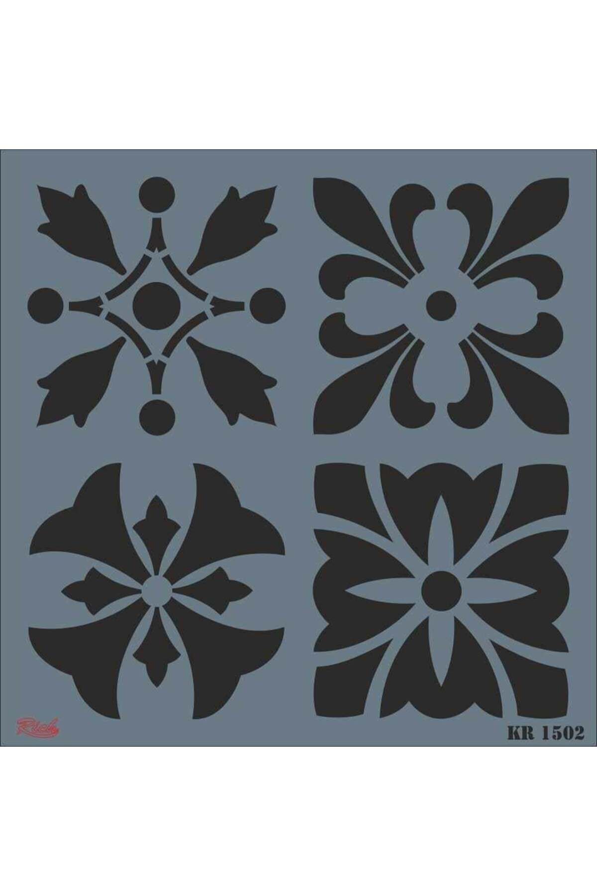 Emperium Rich KR 1502 Fayans Stencil 30X30 cm