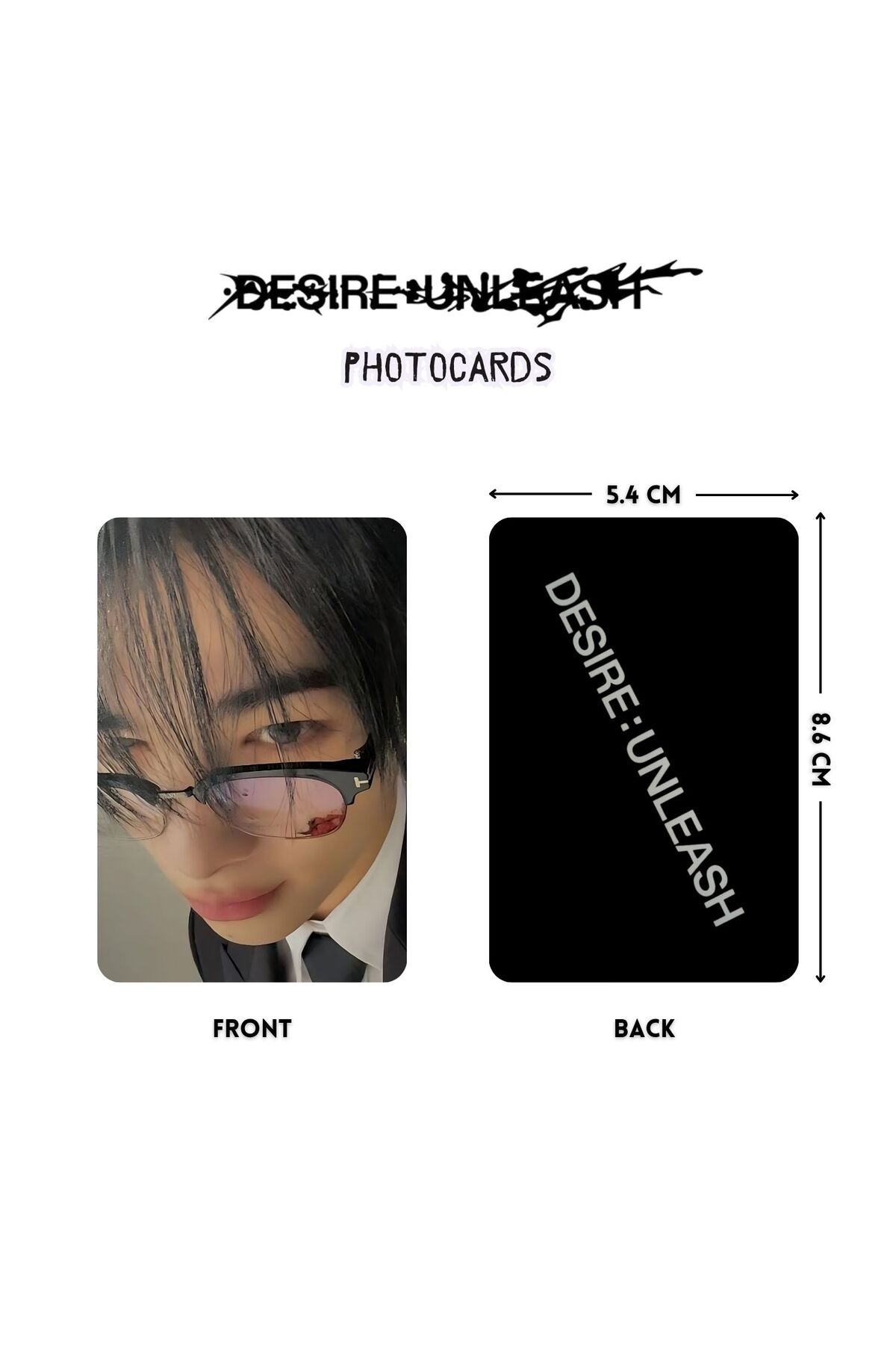 Kpop Dünyasi ENHYPEN Niki '' DESIRE : UNLEASH '' Photocards